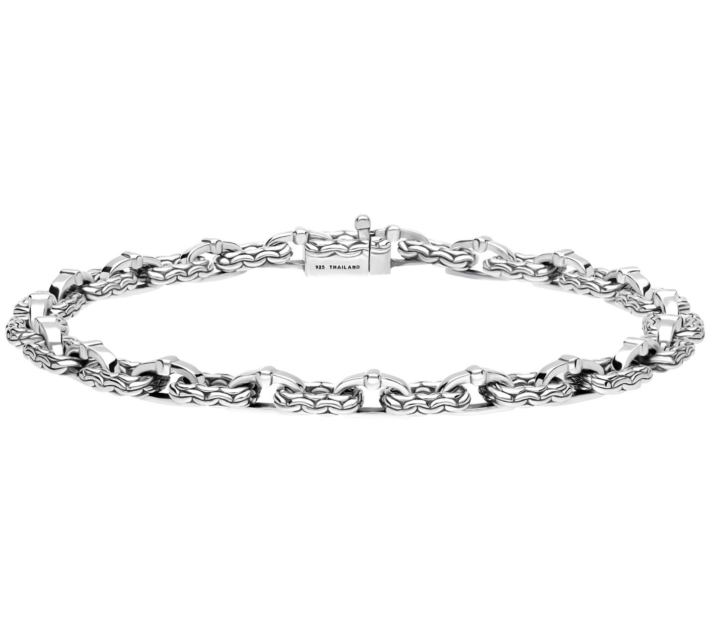 Tiffany Kay Sterling Silver Purl Knit Mini Link Bracelet