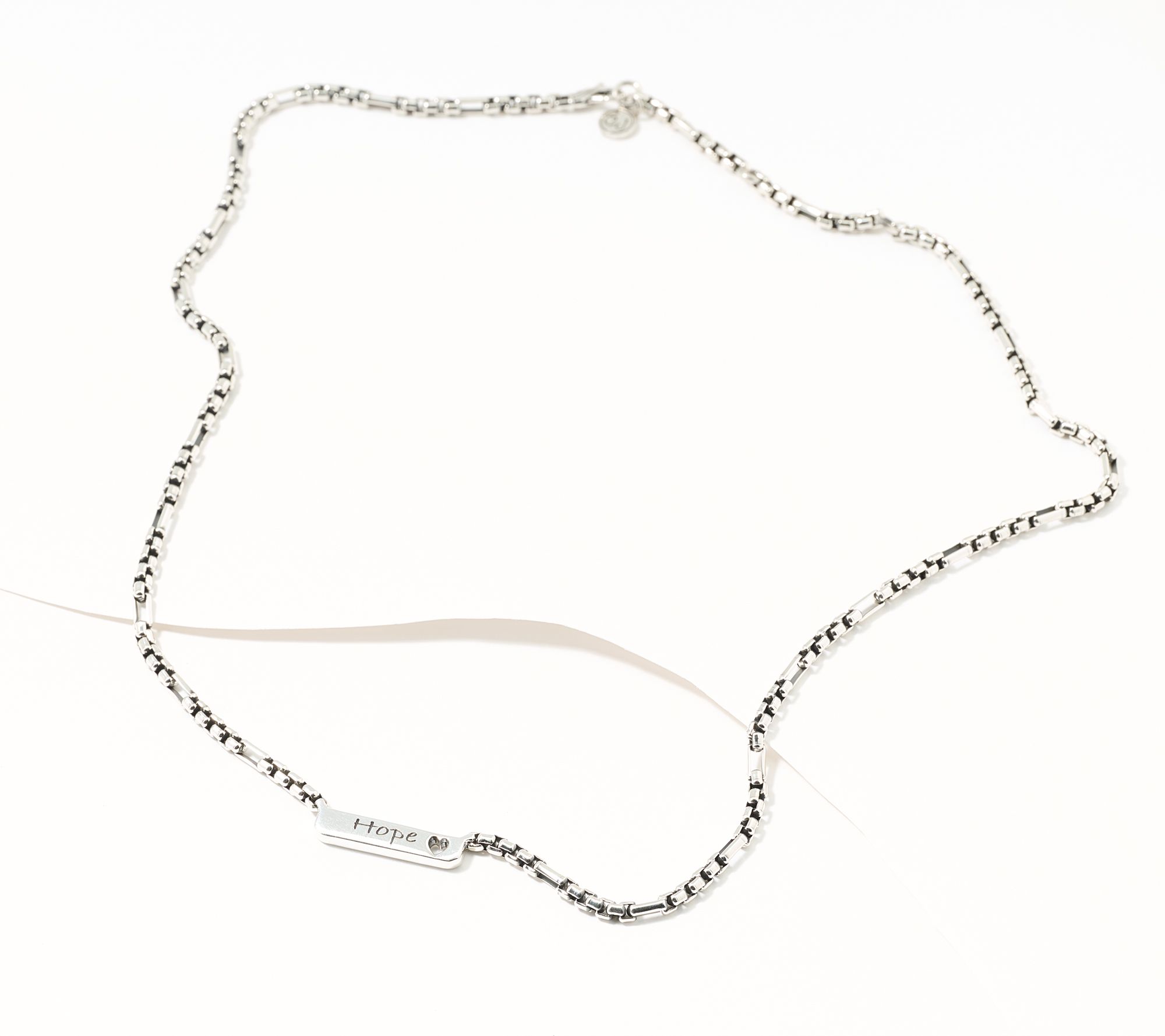 Christian James by Scott Grimes Sterling Silver Message Luciano Necklace 18.7g