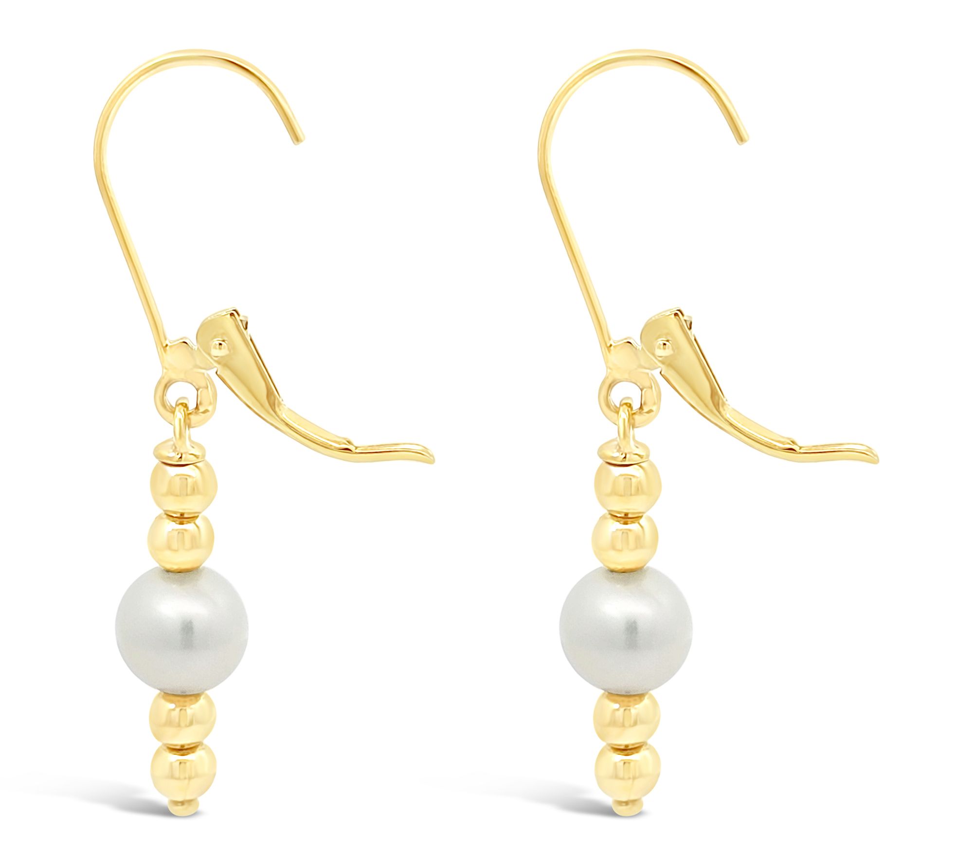Elyse Ryan Sterling Silver Cultured Pearl DropEarrings