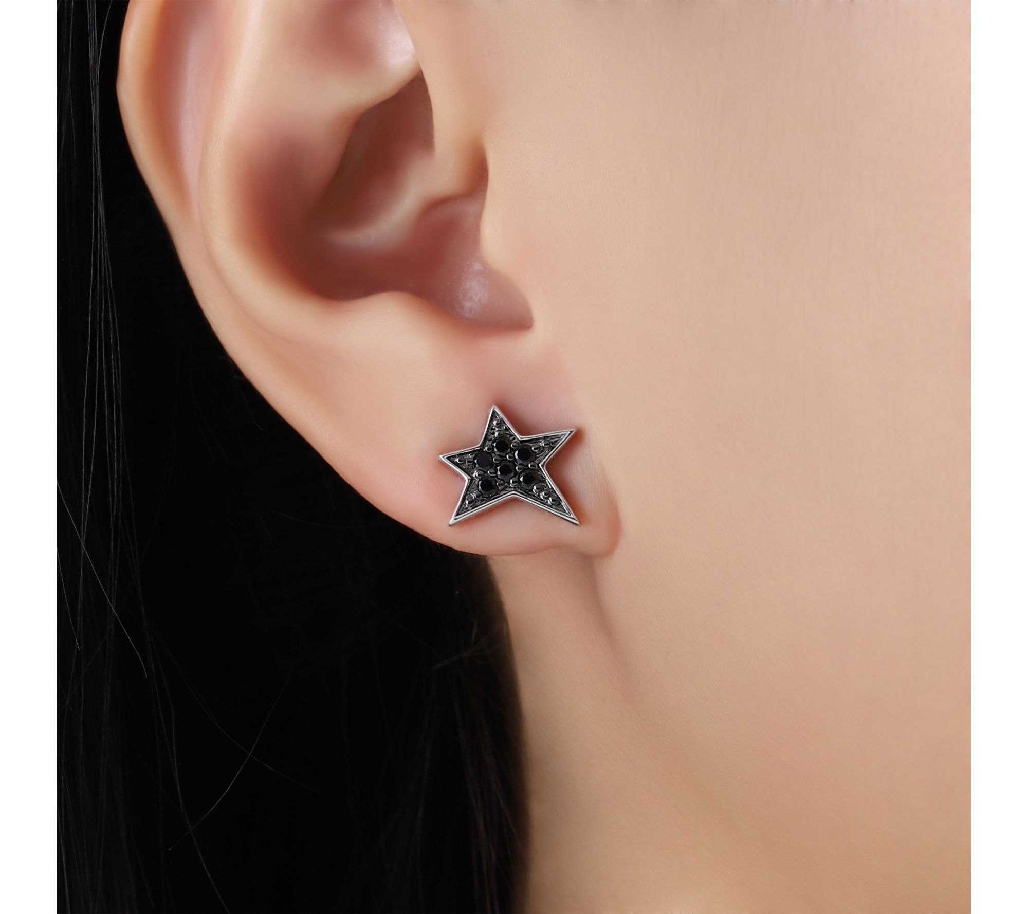 Margo Manhattan Sterling Silver Gemstone Starbrite Earrings