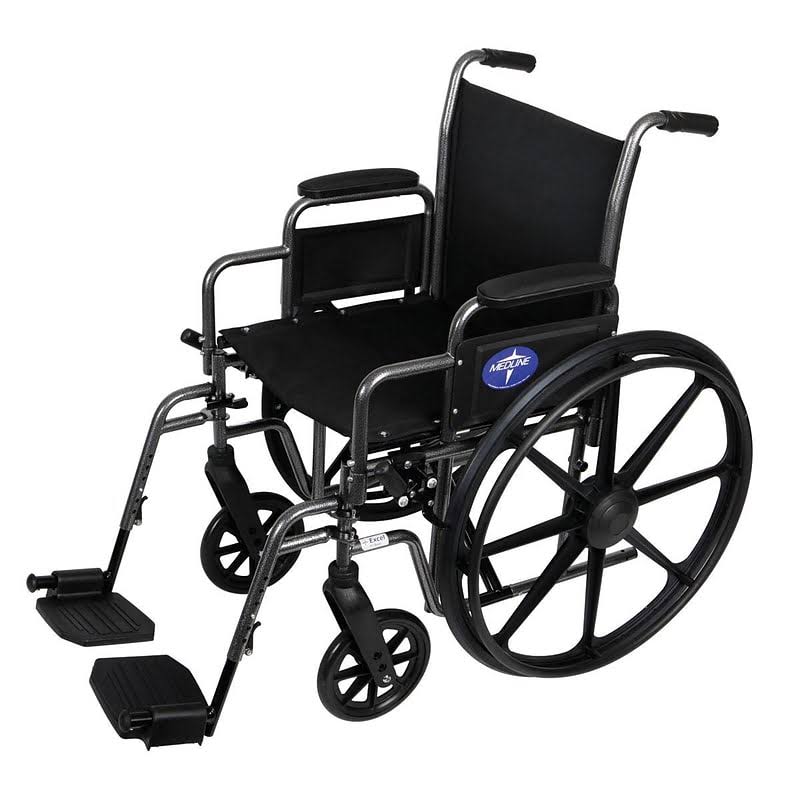 Medline K1 Basic TIG Welded Extra-Wide Wheelchairs