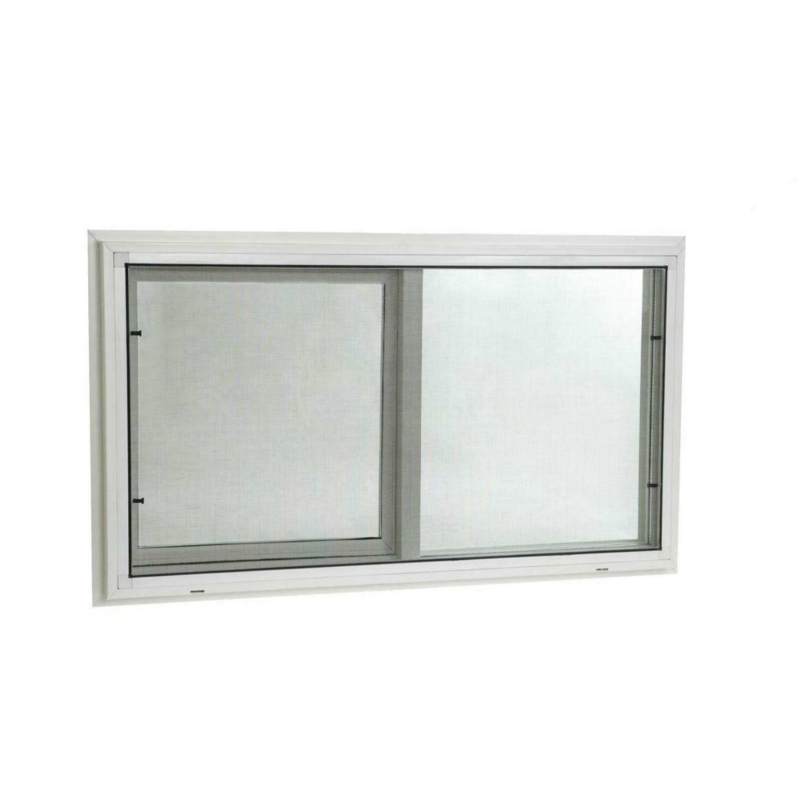 Windows 31.75 in. x 19.75 in. Left-Hand Single Sliding Vinyl Window with Dual Pane Insulated Glass - White