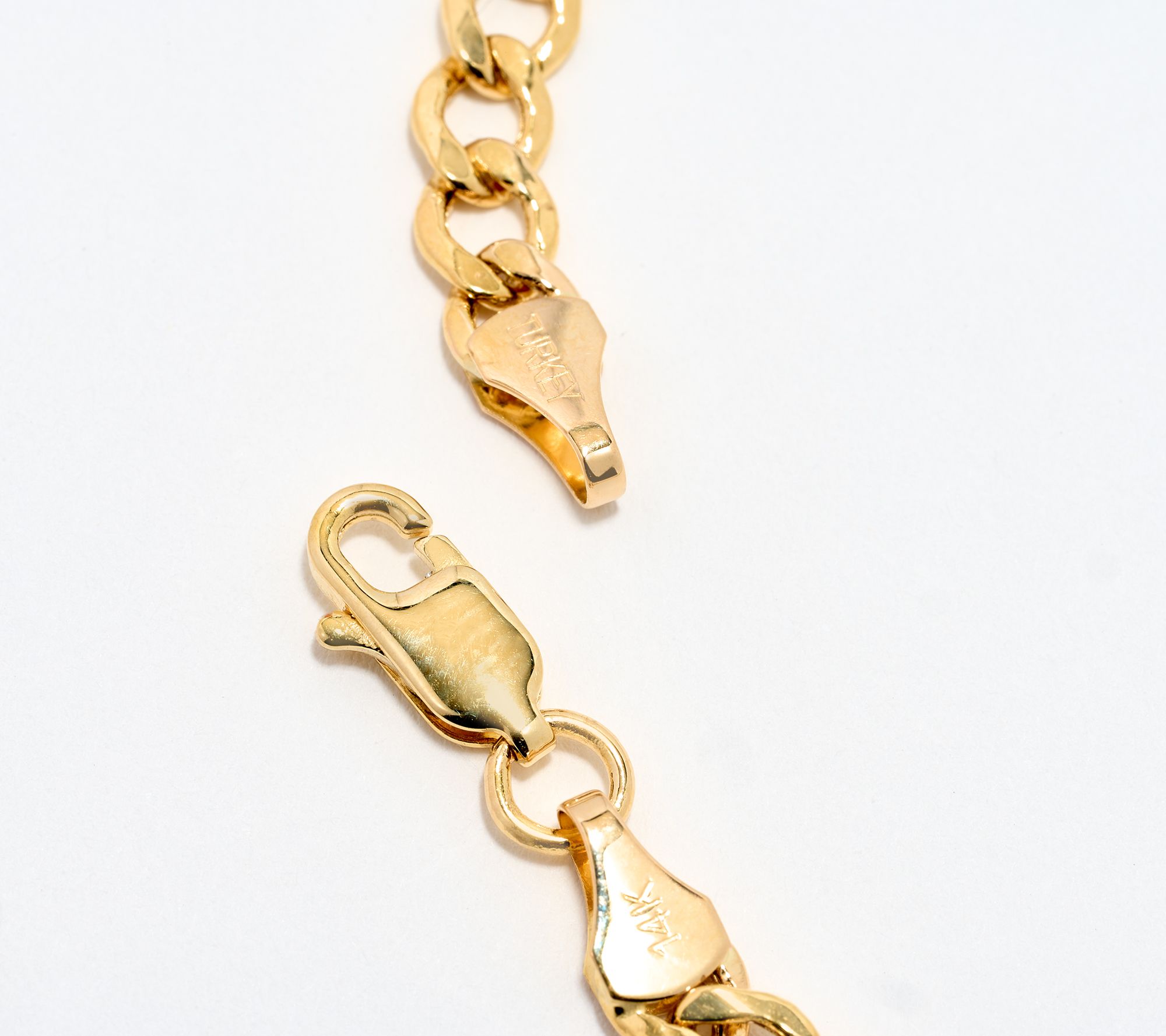 KALLATI Tanzanite & Diamond Curb Link Necklace, 14K Gold