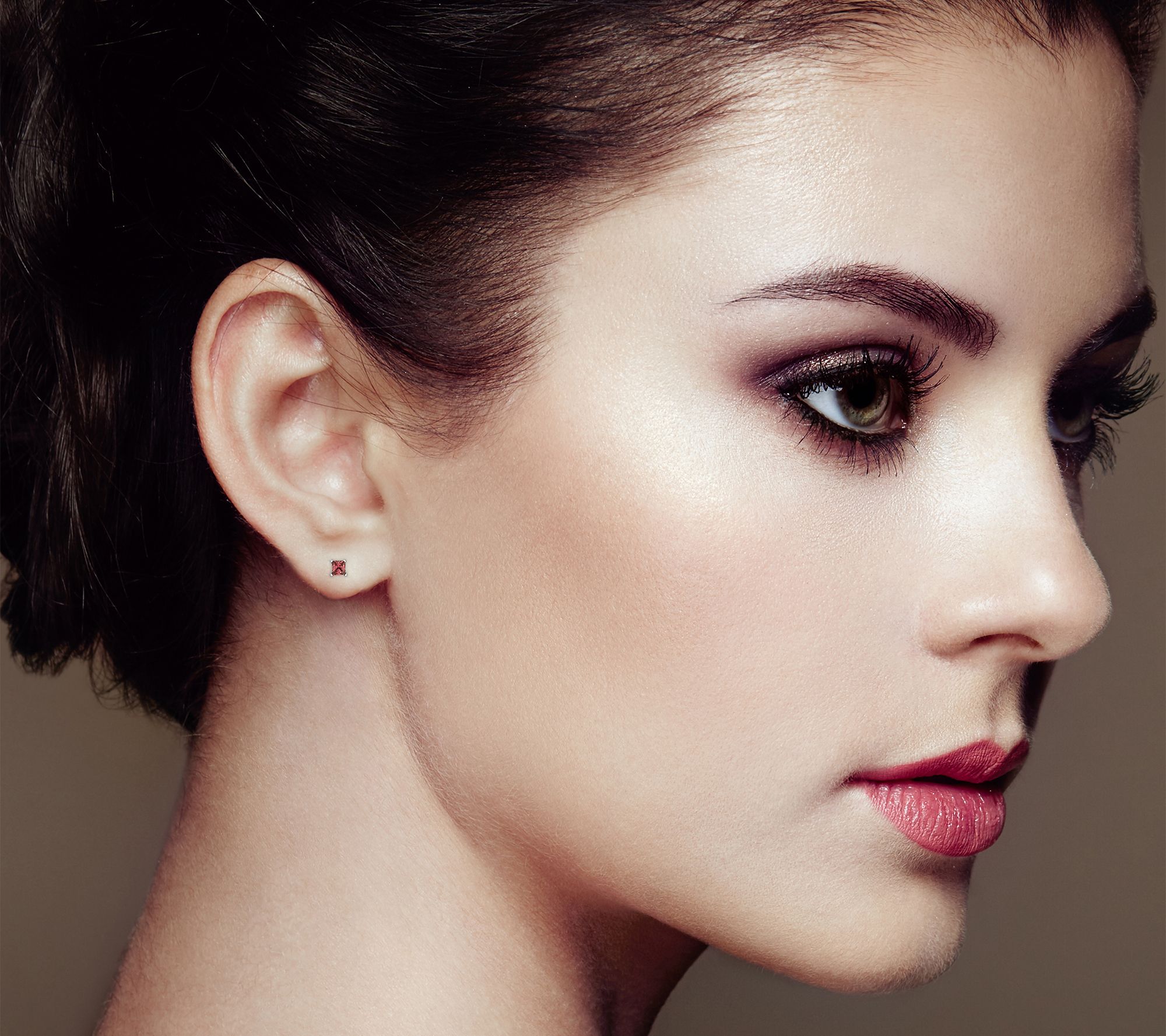 Haus of Brilliance Princess Lab-Grown Pink Diamond Earrings