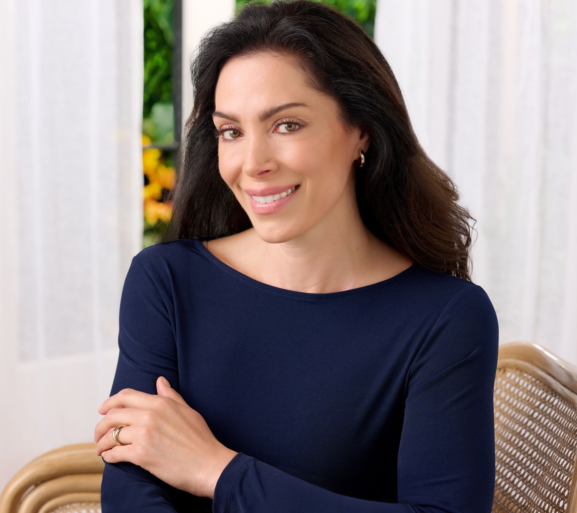 Susan Graver Modern Essentials Set of 2 Liquid Knit Tops