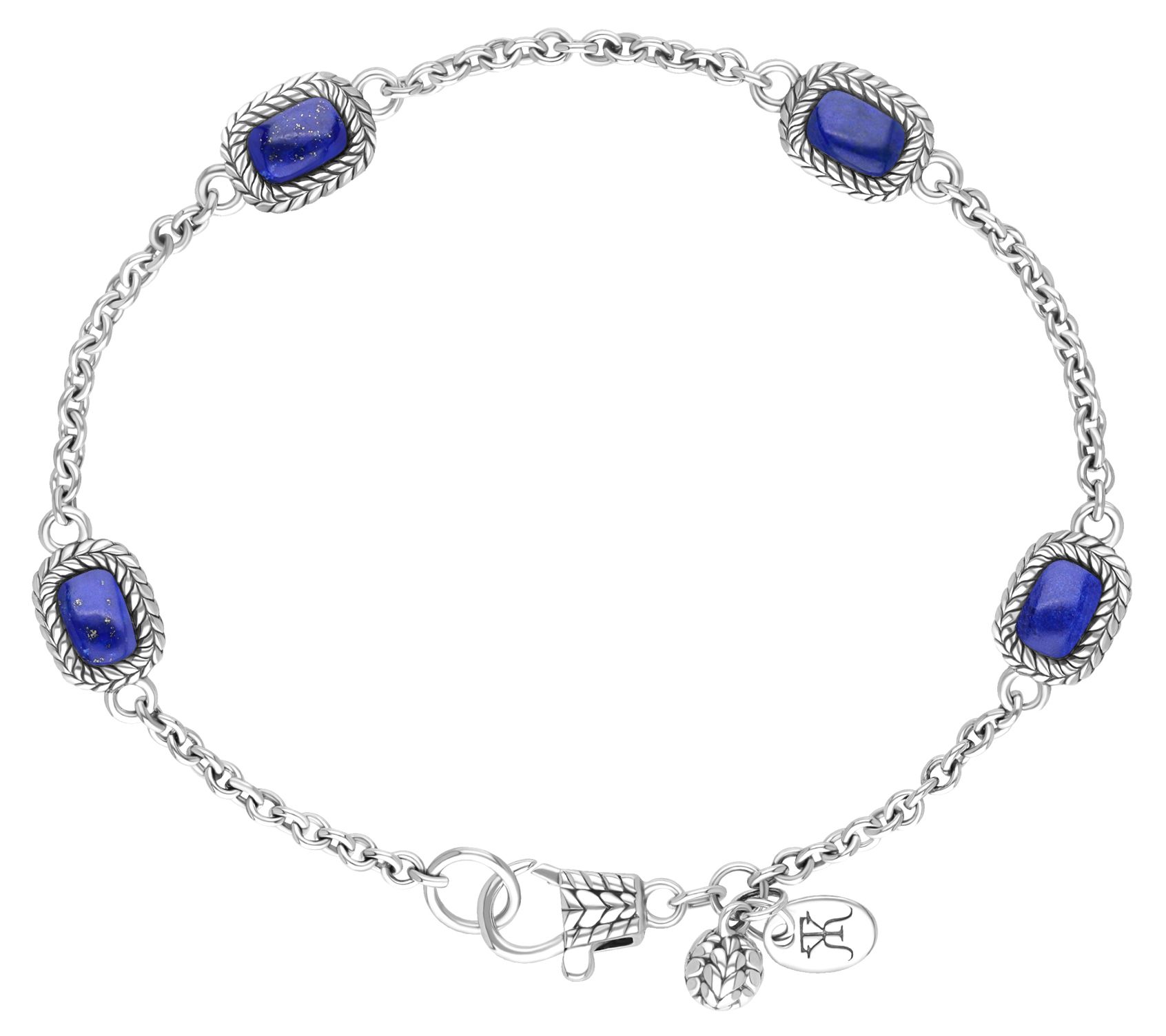 Tiffany Kay Studio Sterling Silver Lapis Station Bracelet