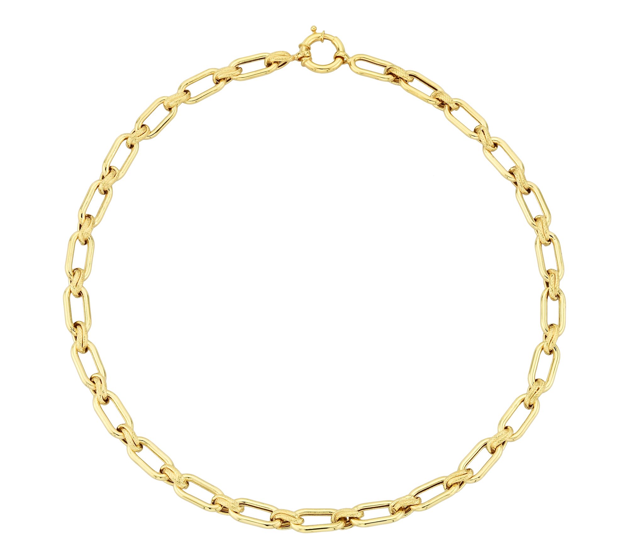 Adorna 14K Gold Status Chain Link Necklace