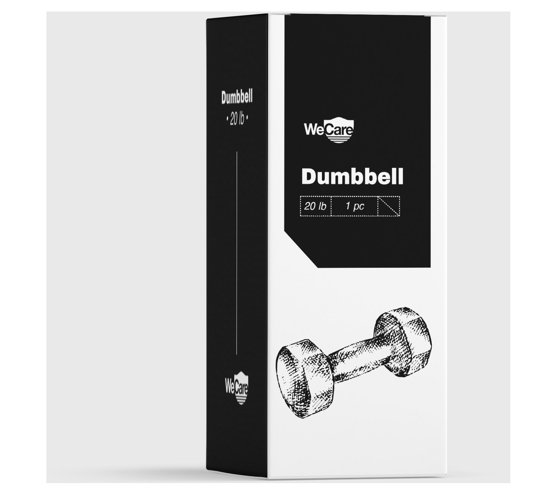 WeCare Dumbbells 20lbs Set of 2