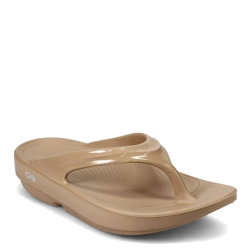 OOFOS Womens OOlala Sandal Taupe 10