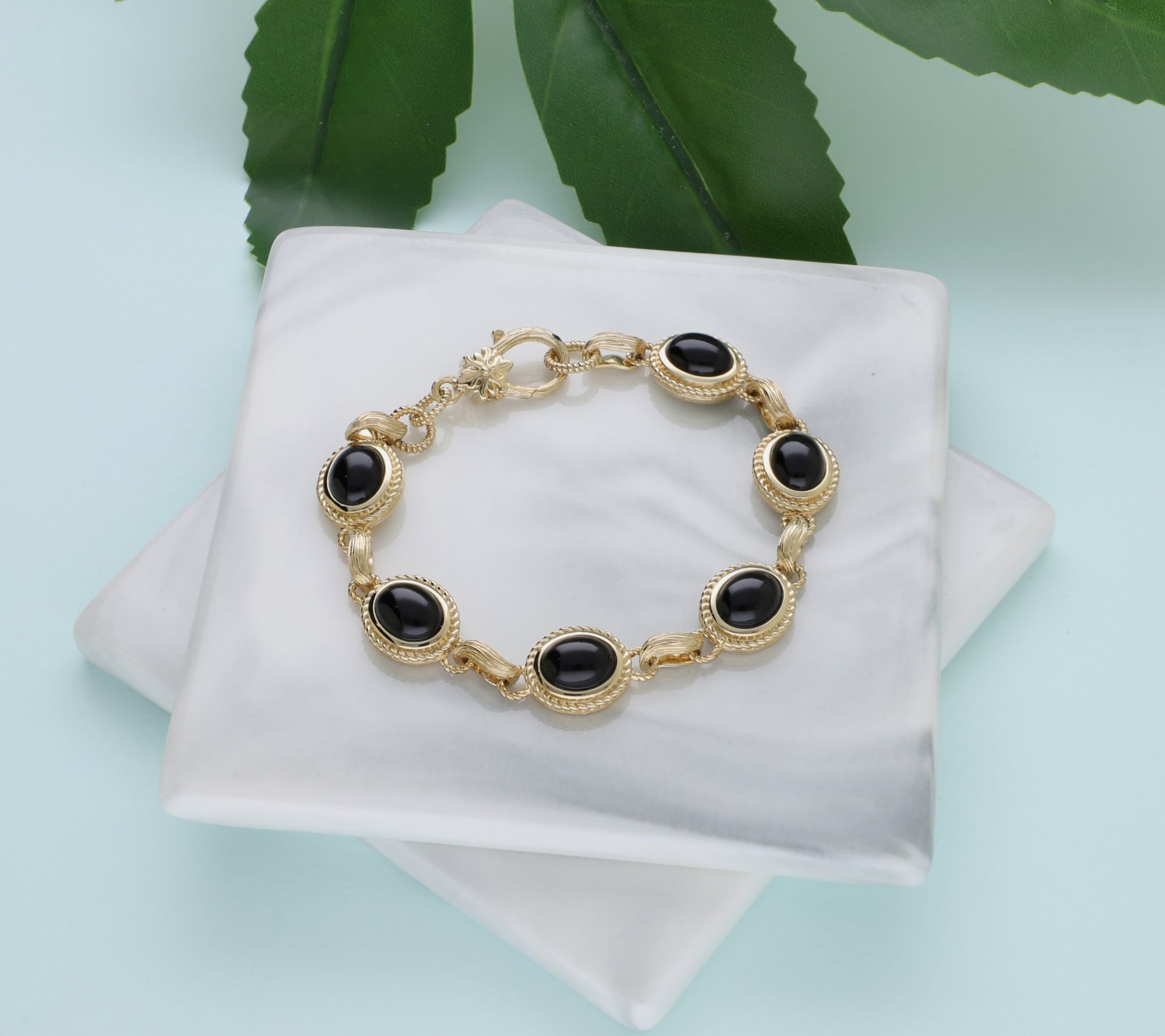 Ariva Sterling Silver Onyx Arden Bracelet