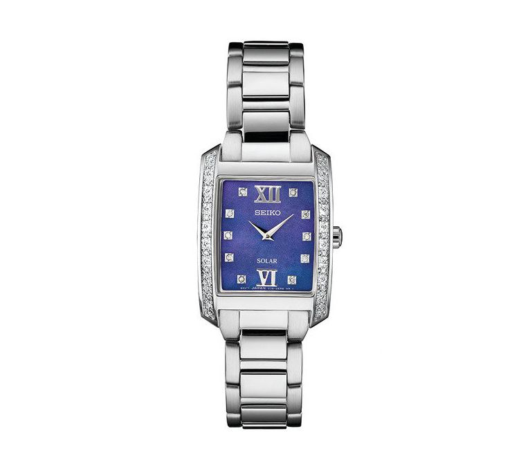 Seiko Women's Blue Dial Diamond Accent BraceletWatch