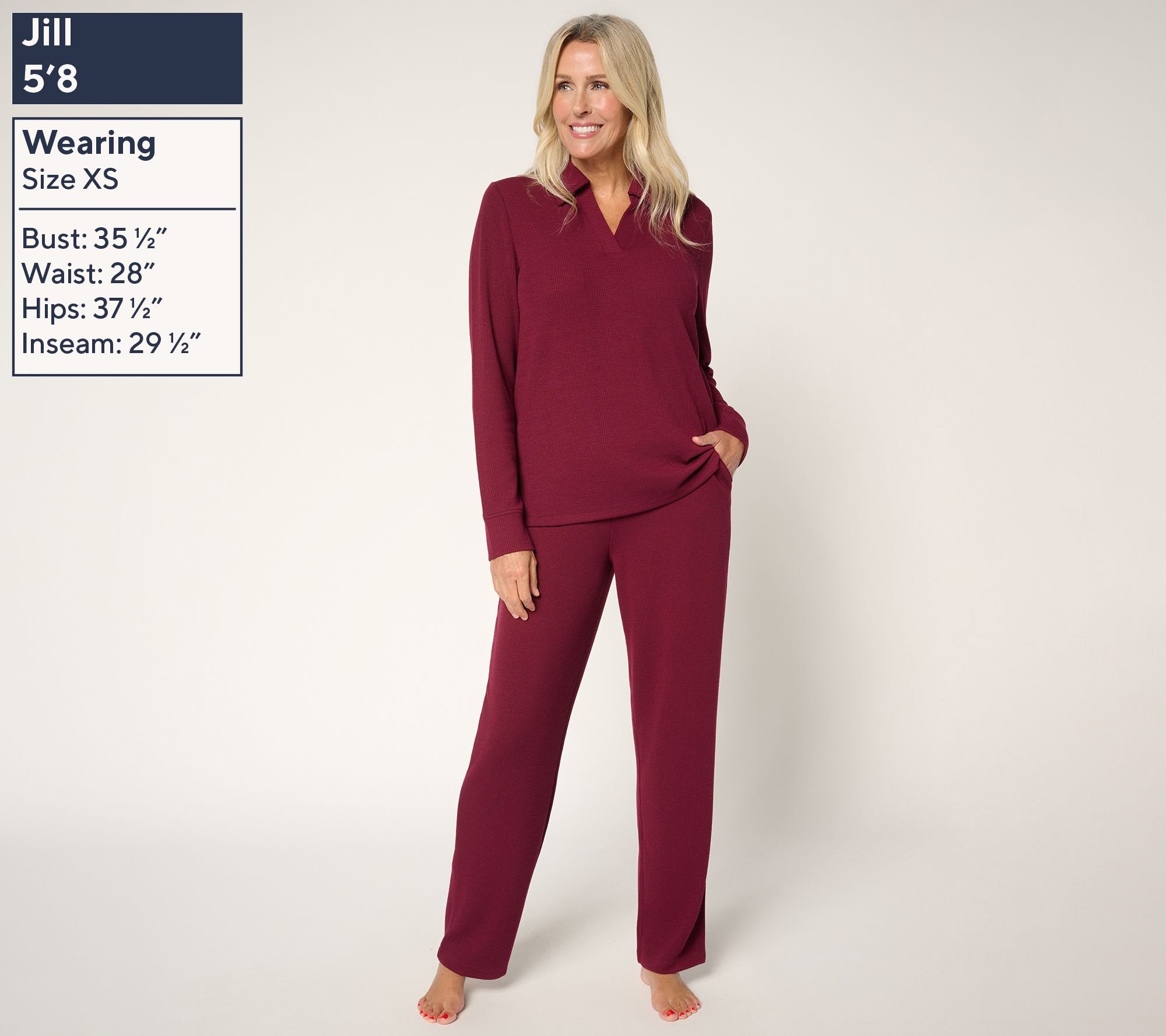 Cuddl Duds Regular Soft Rib Lounge Set