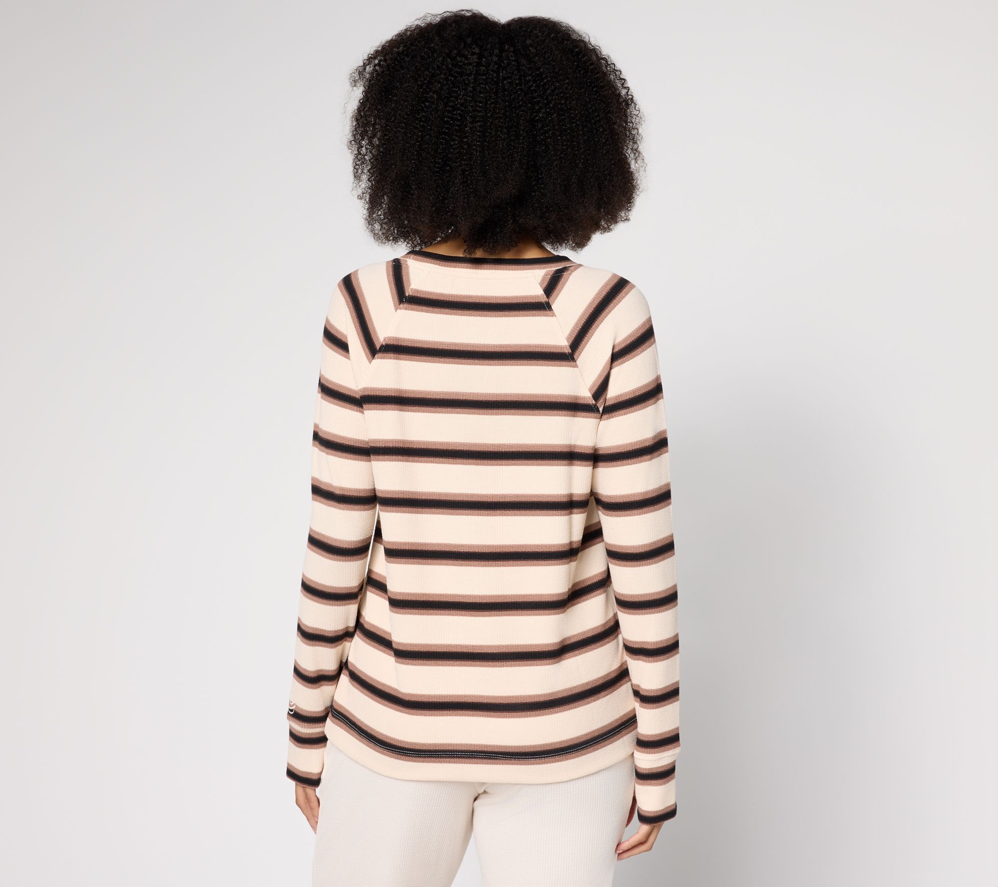 Cuddl Duds Soft Rib Crewneck Pullover