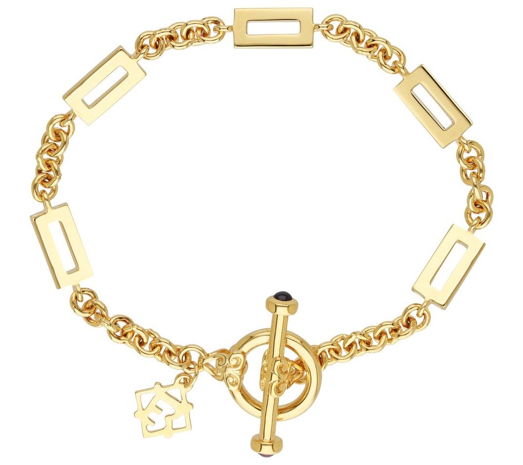 Elyse Ryan 14K Gold Clad Modern Link Bracelet