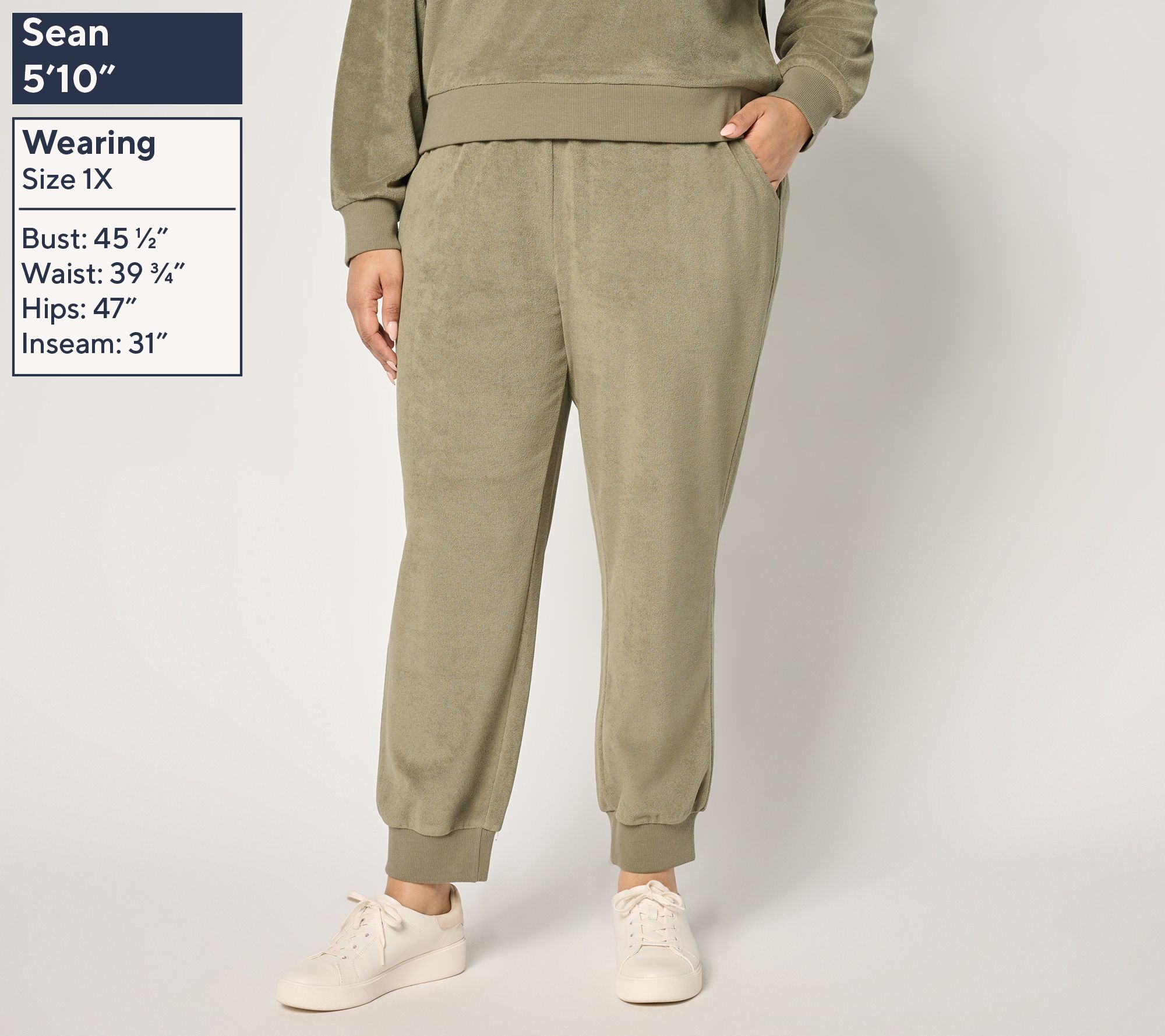 Martha Stewart Signature Regular Knit Jogger Ankle Pants