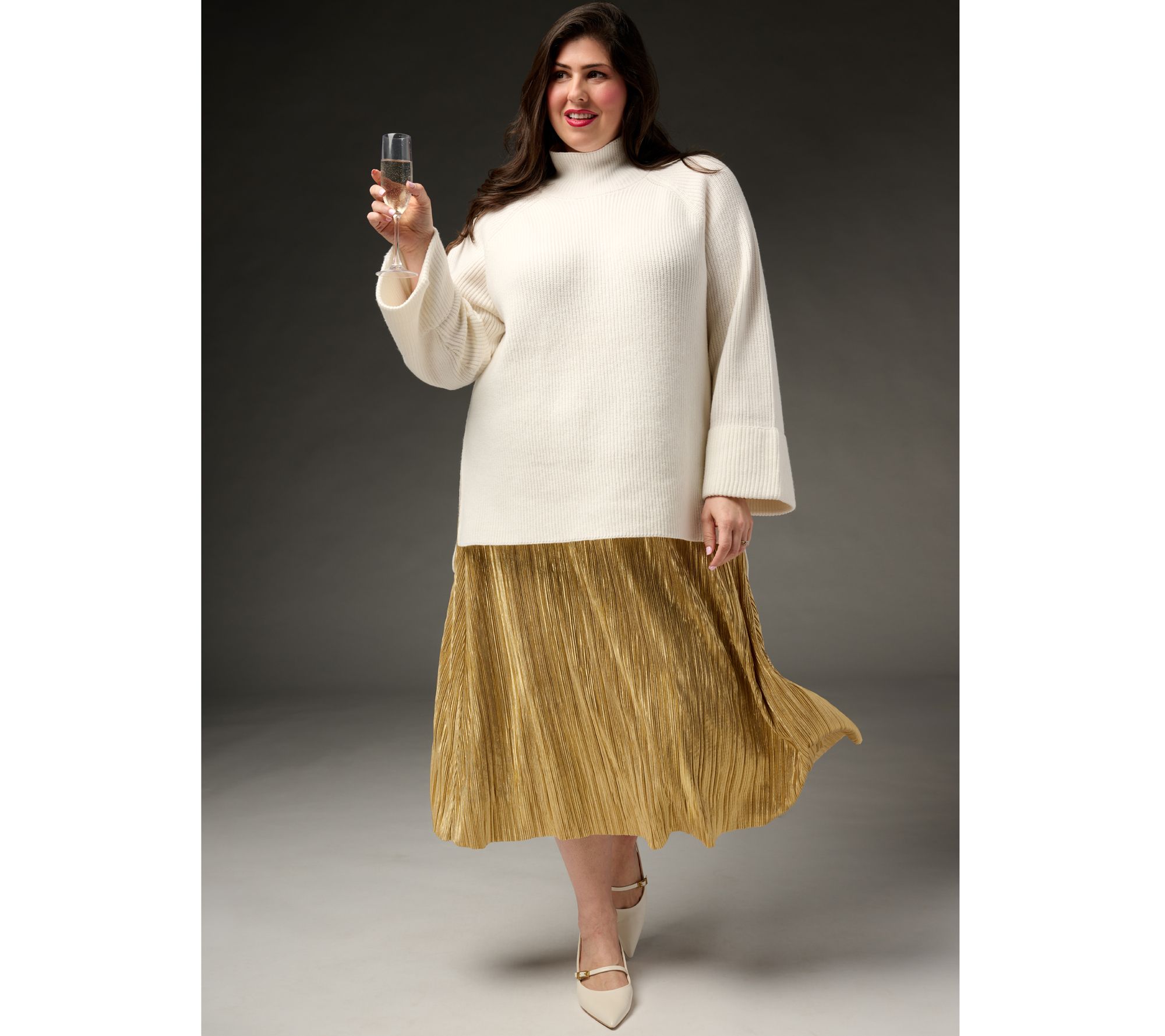 Me by Jennie Garth Frankie Turtleneck Sweater