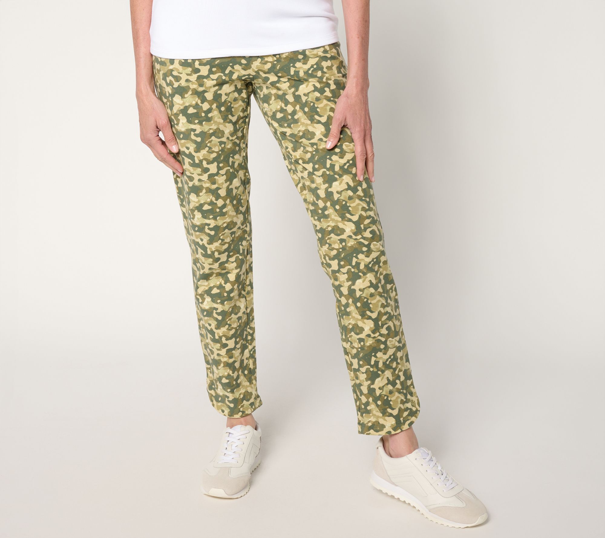 Denim & Co. Active Regular Duo Stretch Slim Leg Ankle Pant