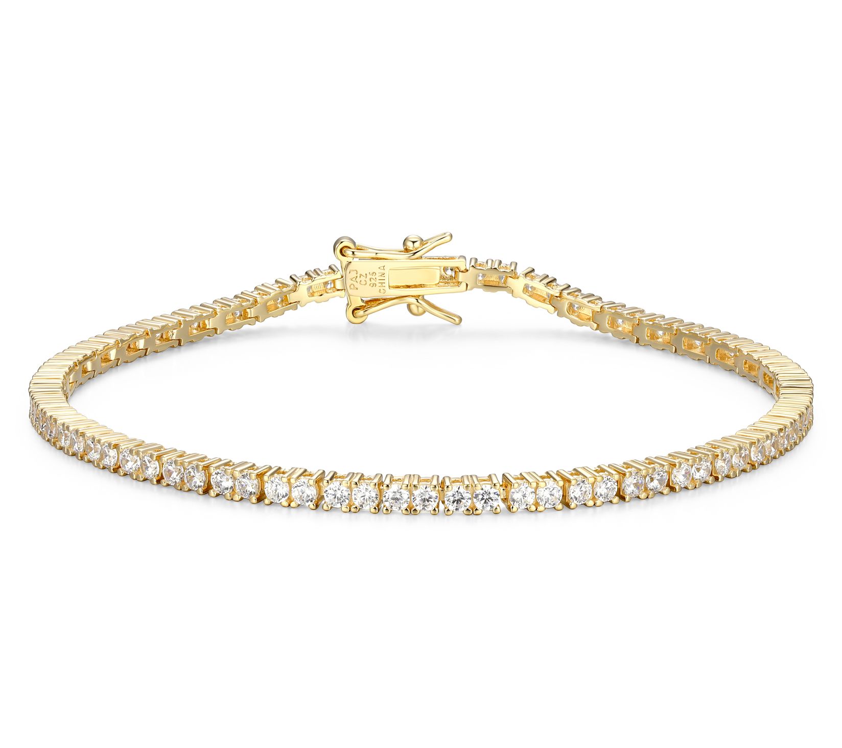 Diamonique 4.85 cttw Tennis Bracelet, Sterling Silver