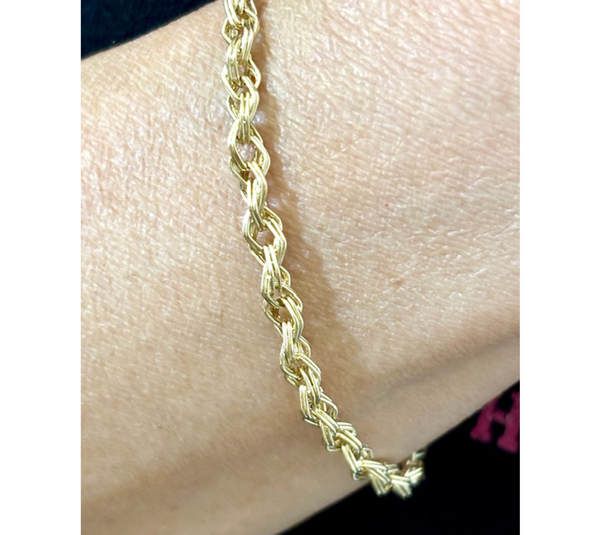 Alkeme 14K Gold Rhombus Link Bracelet