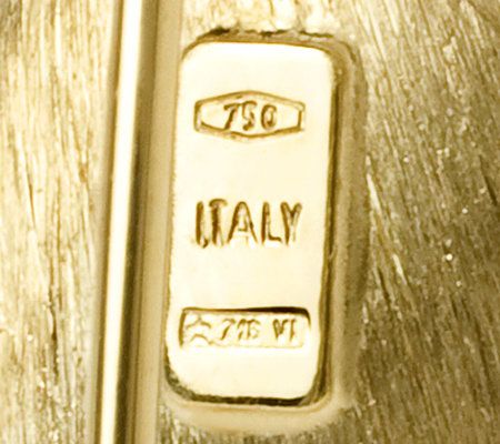 Arte d'Oro Bold Pear Shaped Earrings, 18K Gold