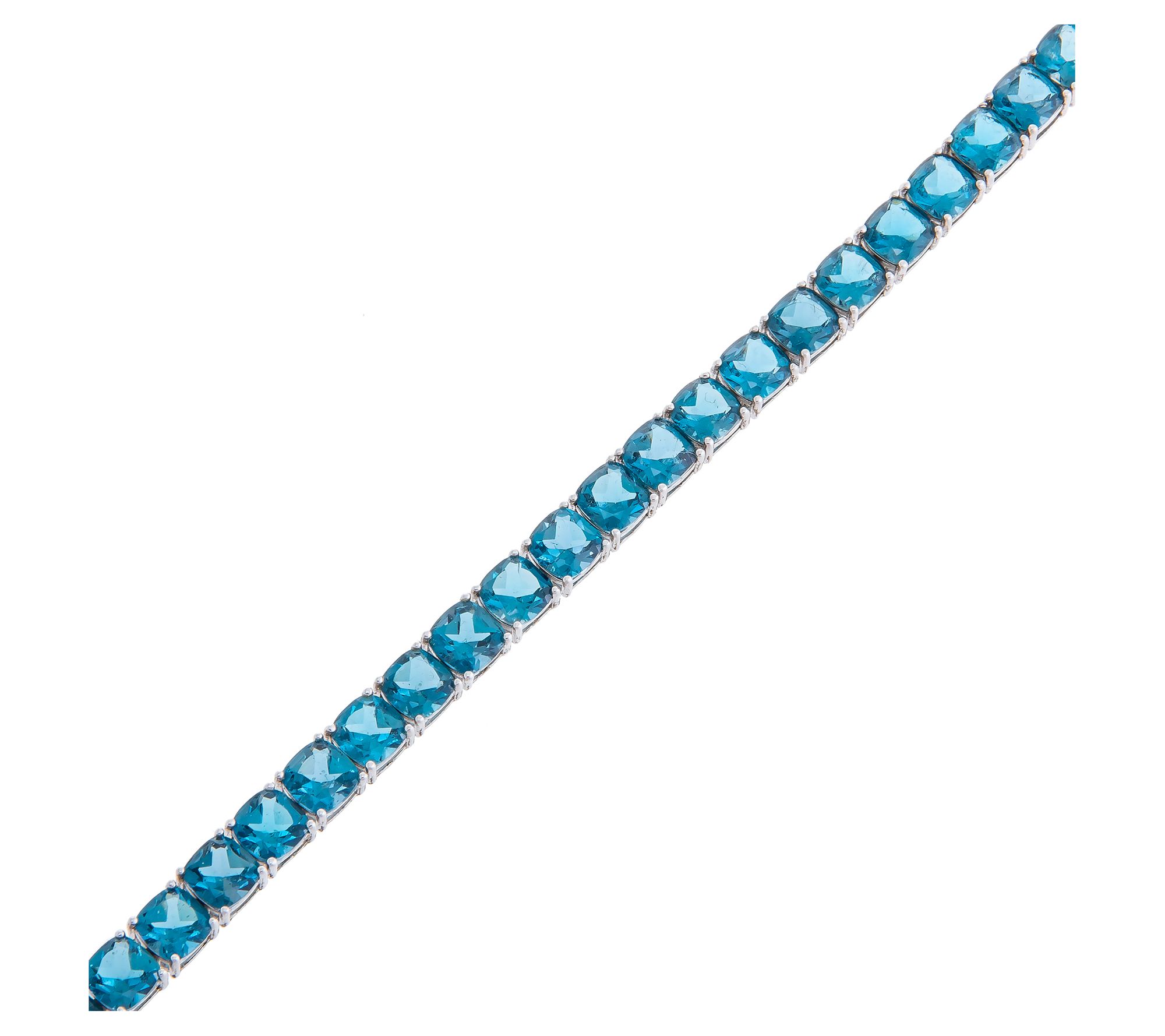 Affinity Gems Exotic Gemstone Tennis Bracelet,terling Silver