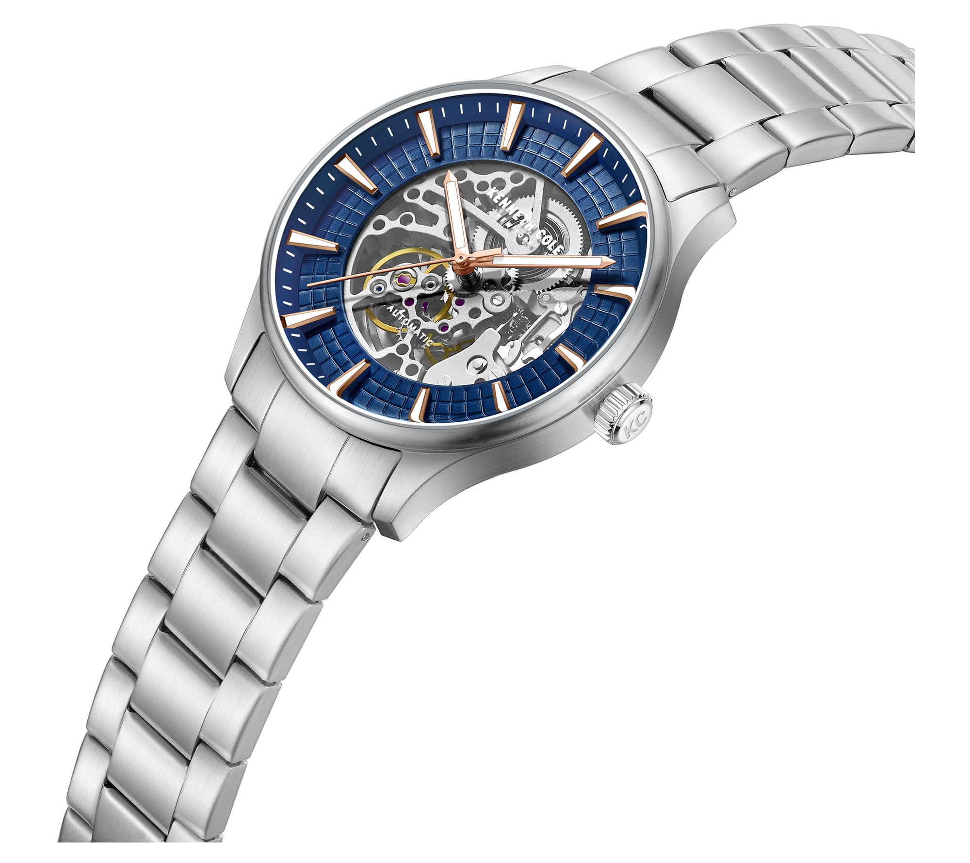 Kenneth Cole New York Men's Automatic Blue DialBracelet Watch