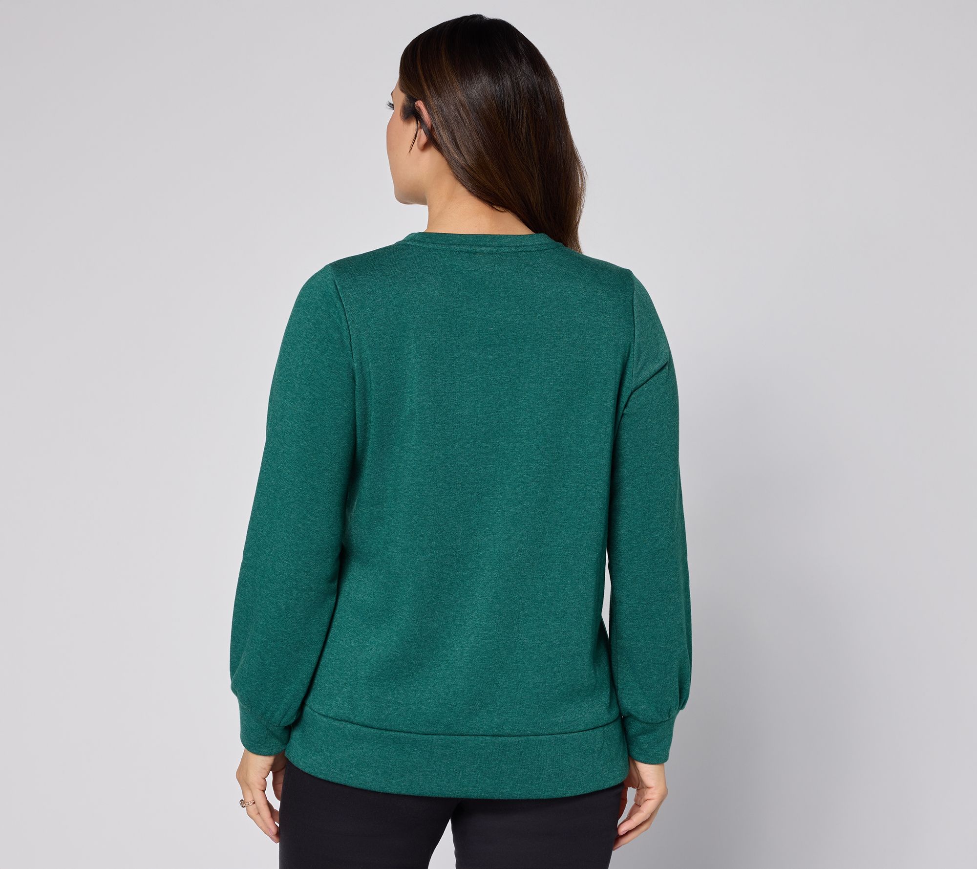 Jingle Belles by Kim Gravel Totally Tartan Holiday Sweatshirt