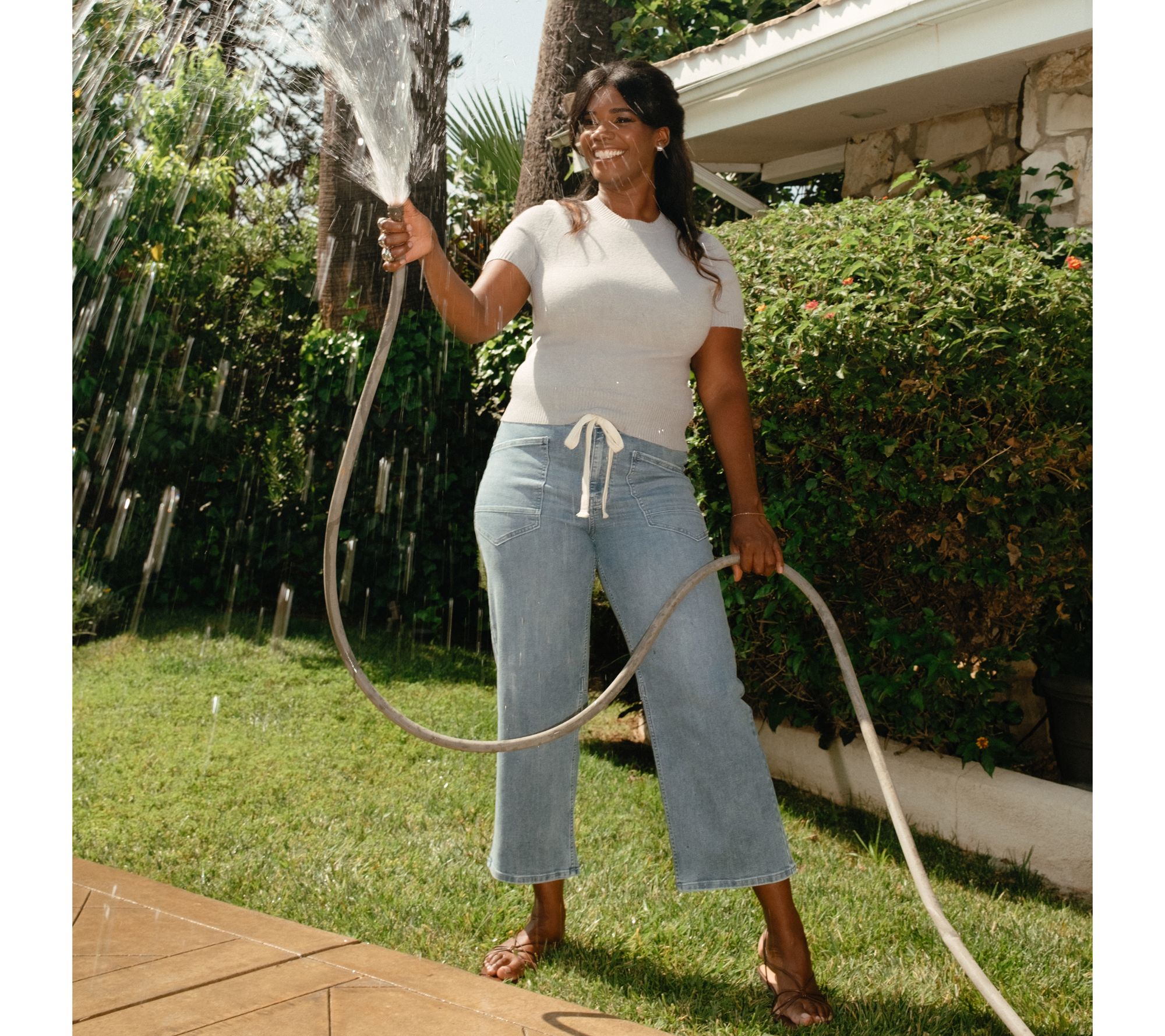 Me by Jennie Garth Palm Sweater Tee