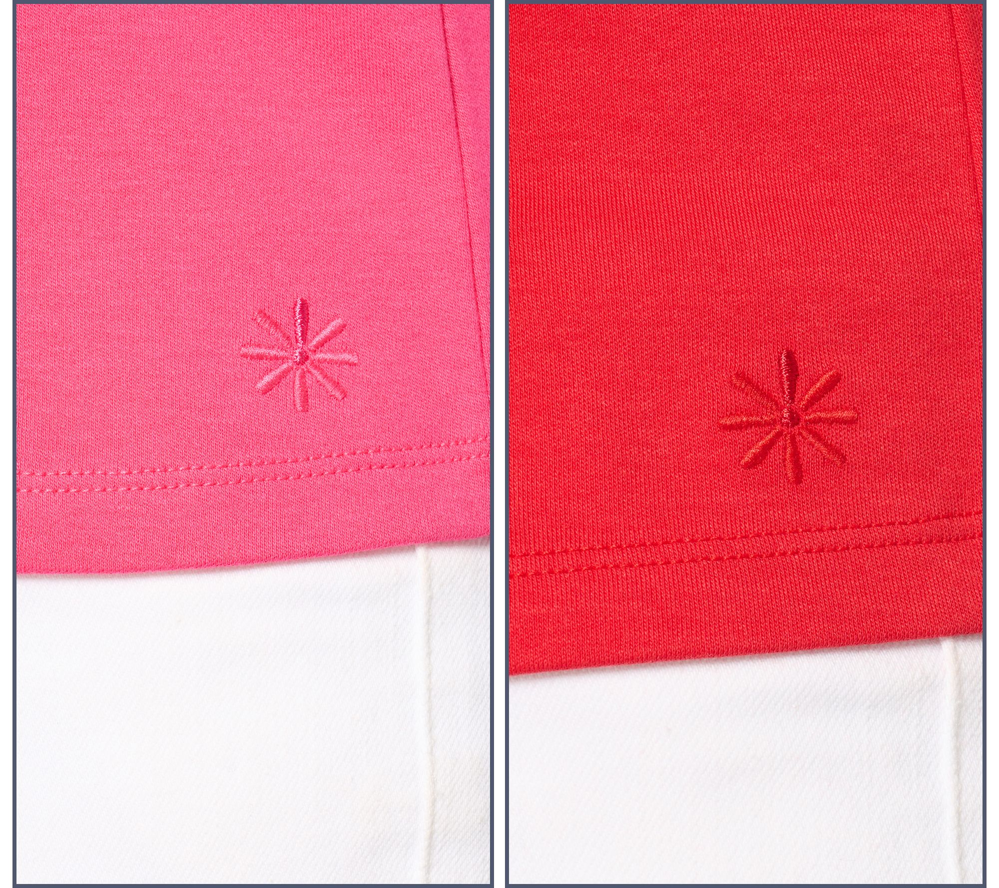 Isaac Mizrahi Live! Essentials Set of 2 Pima Cotton Tanks