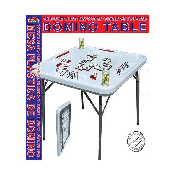 Bene Casa Blow Mold Domino Game Table