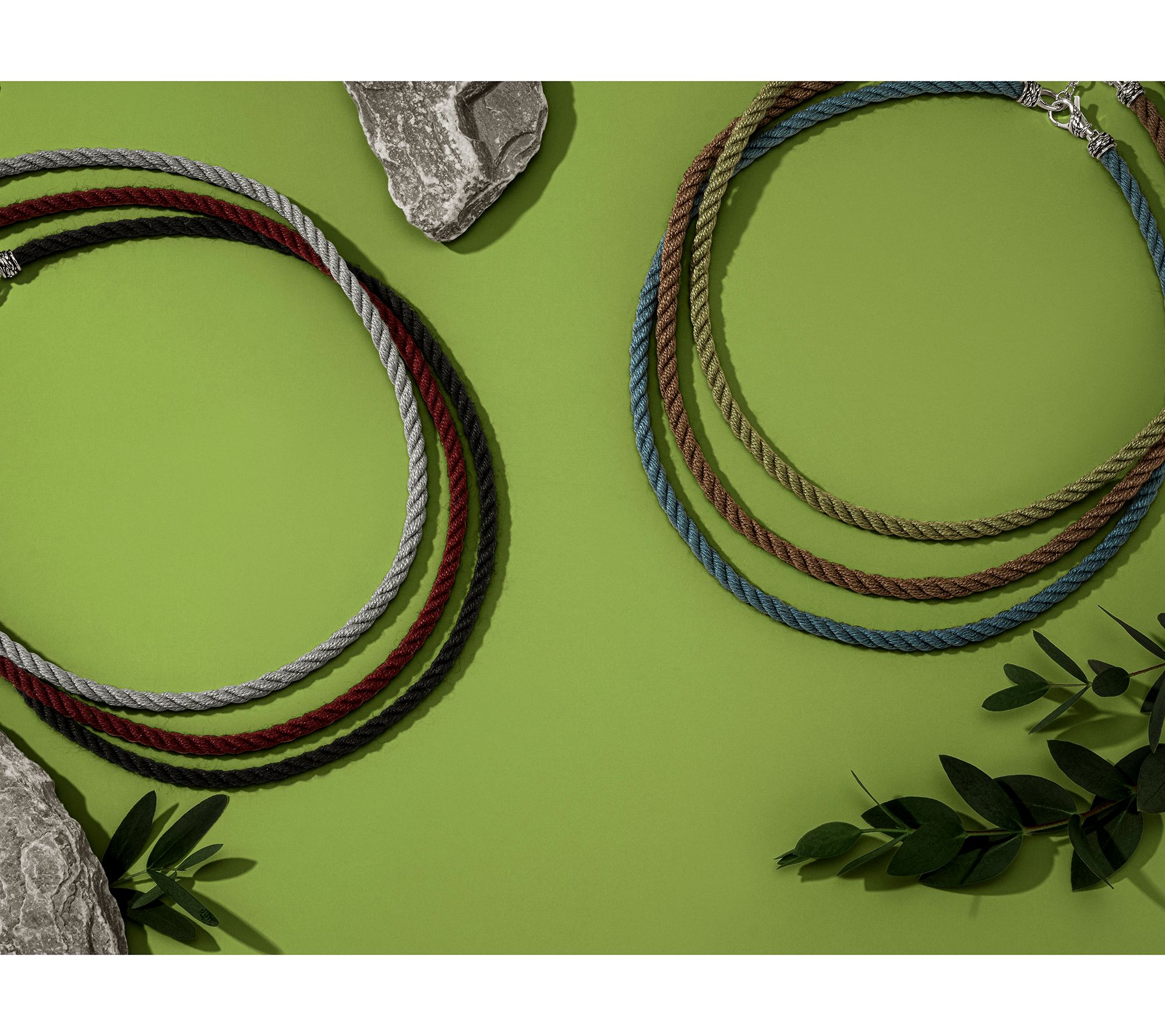 JAI Ireland Sterling Silver Cara Rope Cord 18