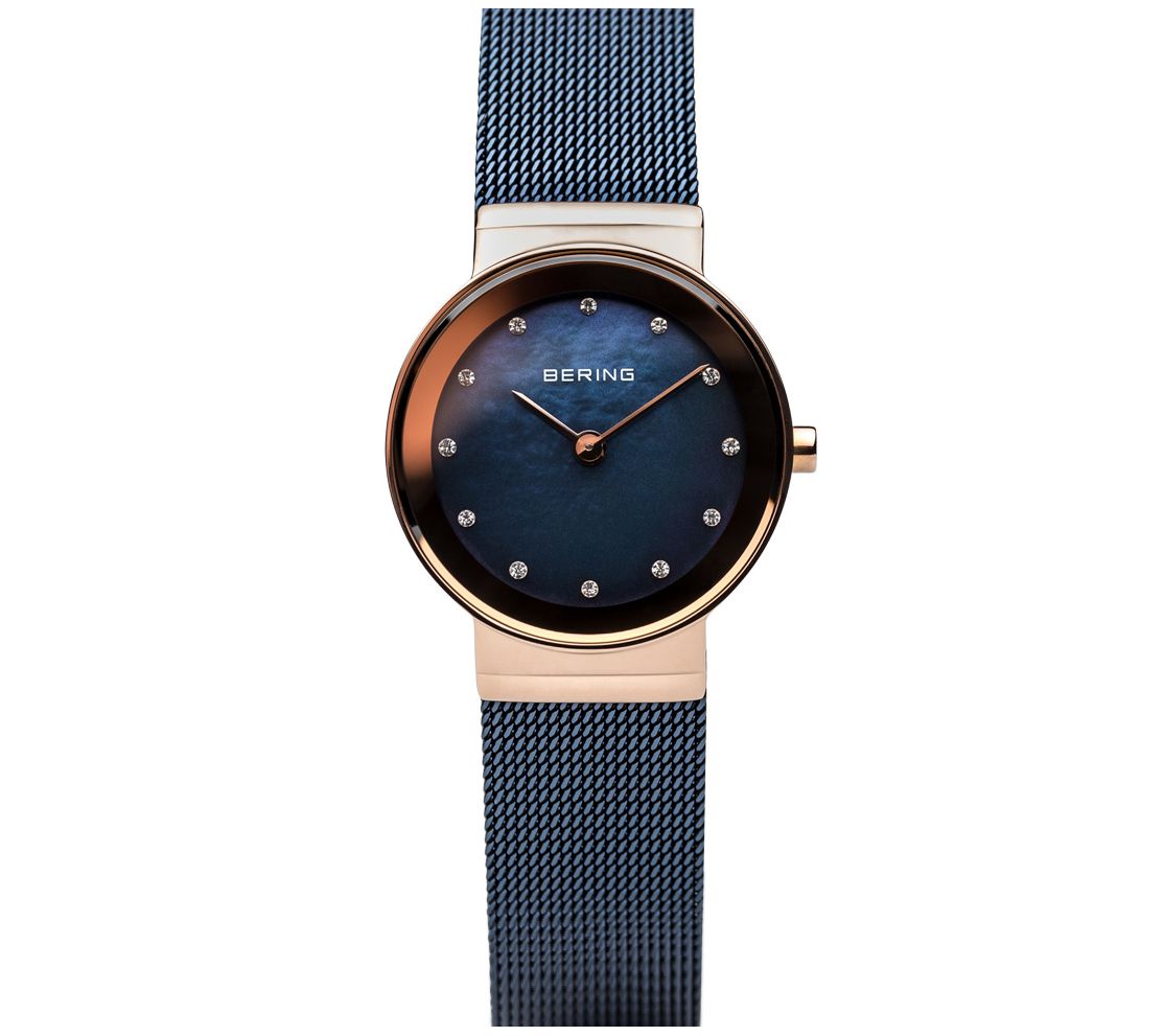 Bering Women's Two-Tone Mesh Bracelet Watch