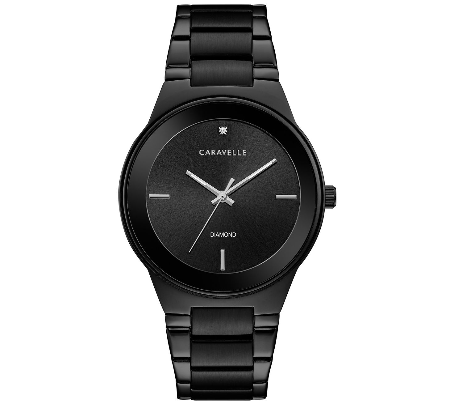 Caravelle by Bulova Men's Black Dial Bracelet Watch