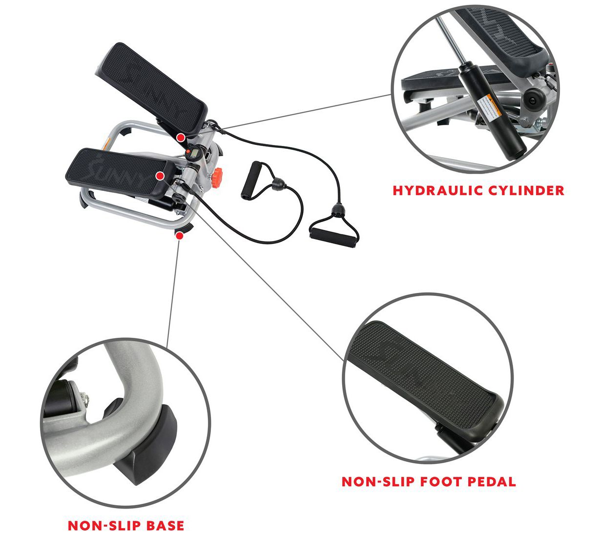 Sunny Health & Fitness Total Body Stepper Machine