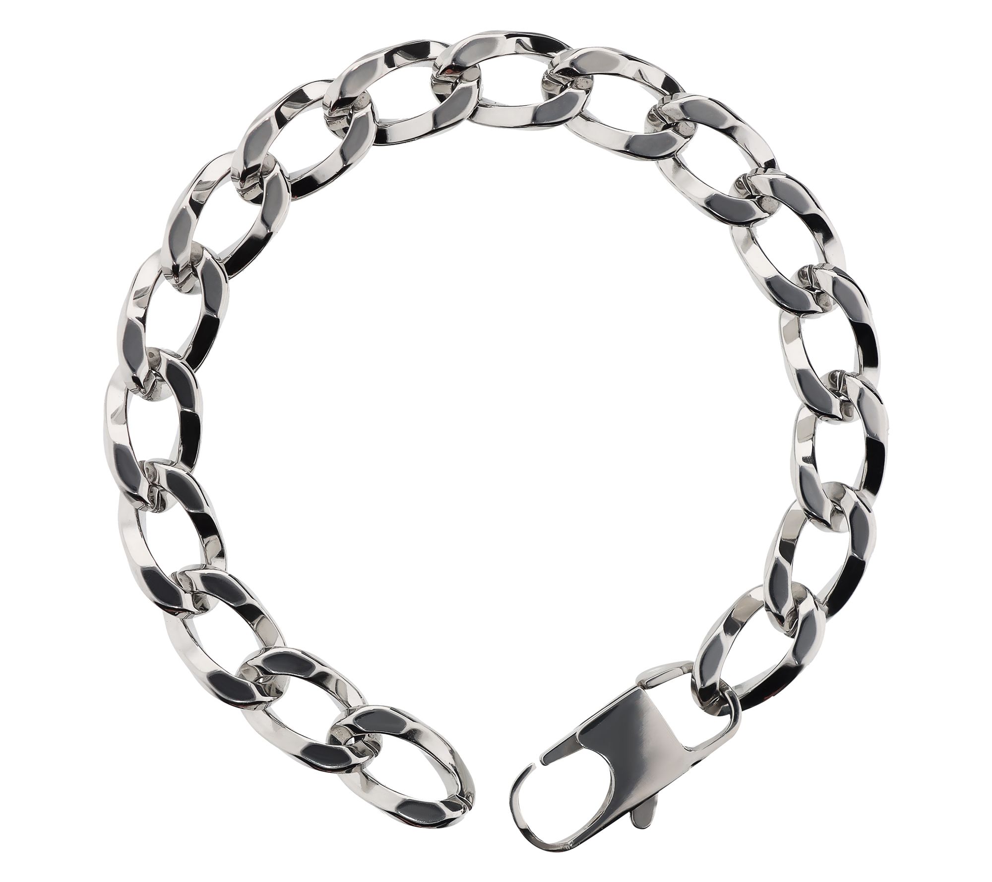 Steel By Design Men's Curb Link Bracelet