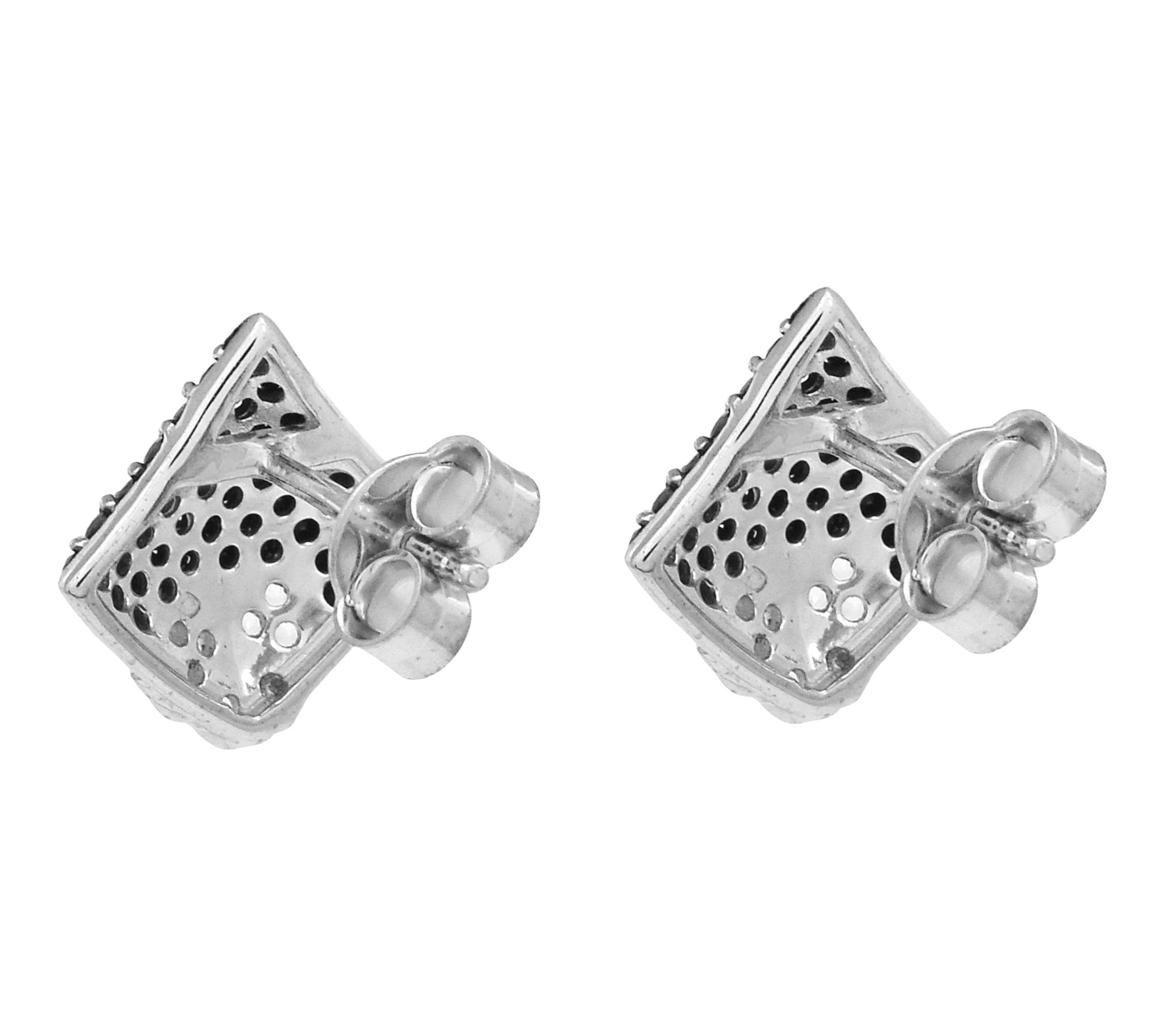 Affinity Gems Butterfly Zircon Stud Earrings, Sterling Silver