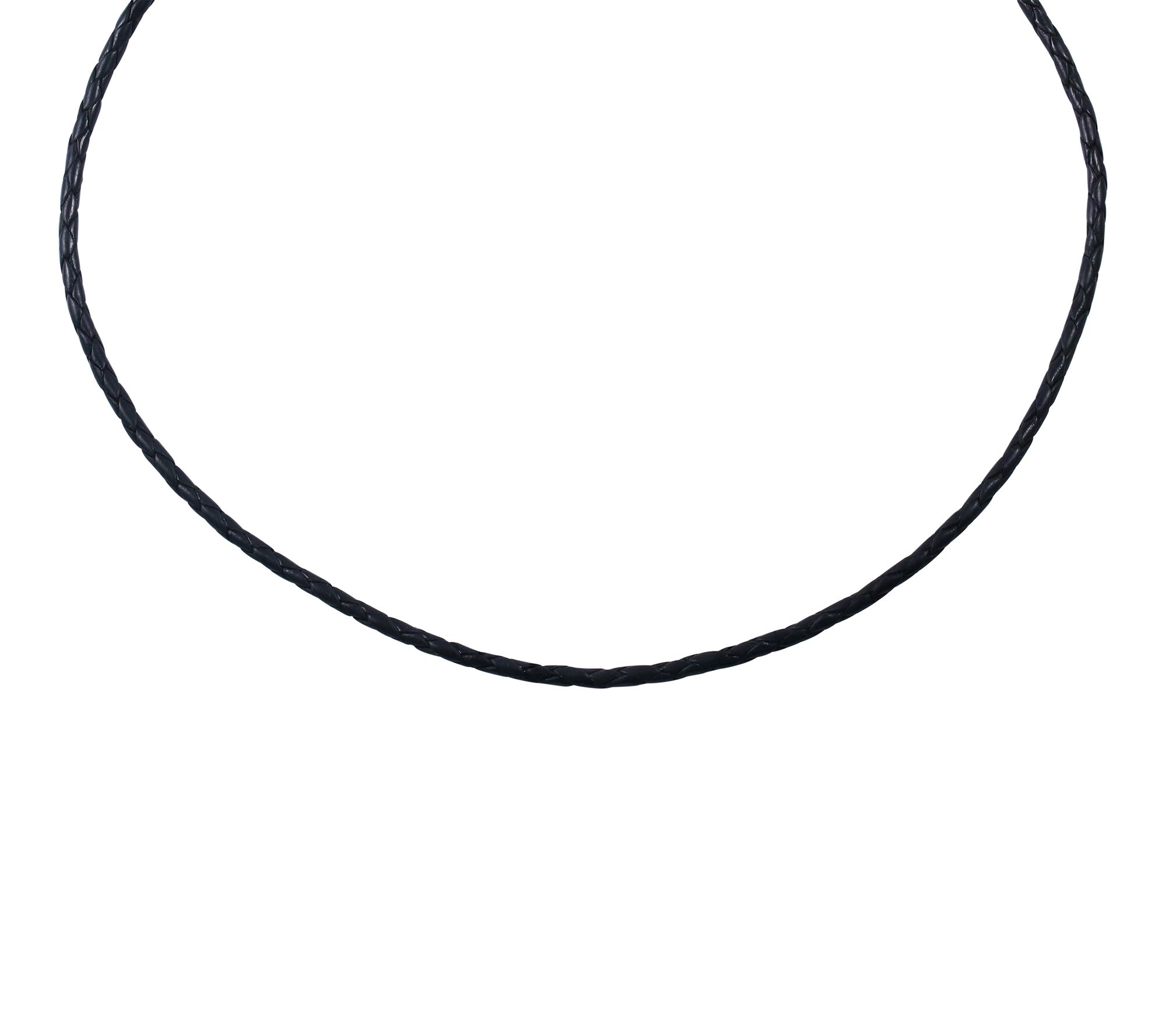 Christian James by Scott Grimes Sterling 3mm Leather Necklace