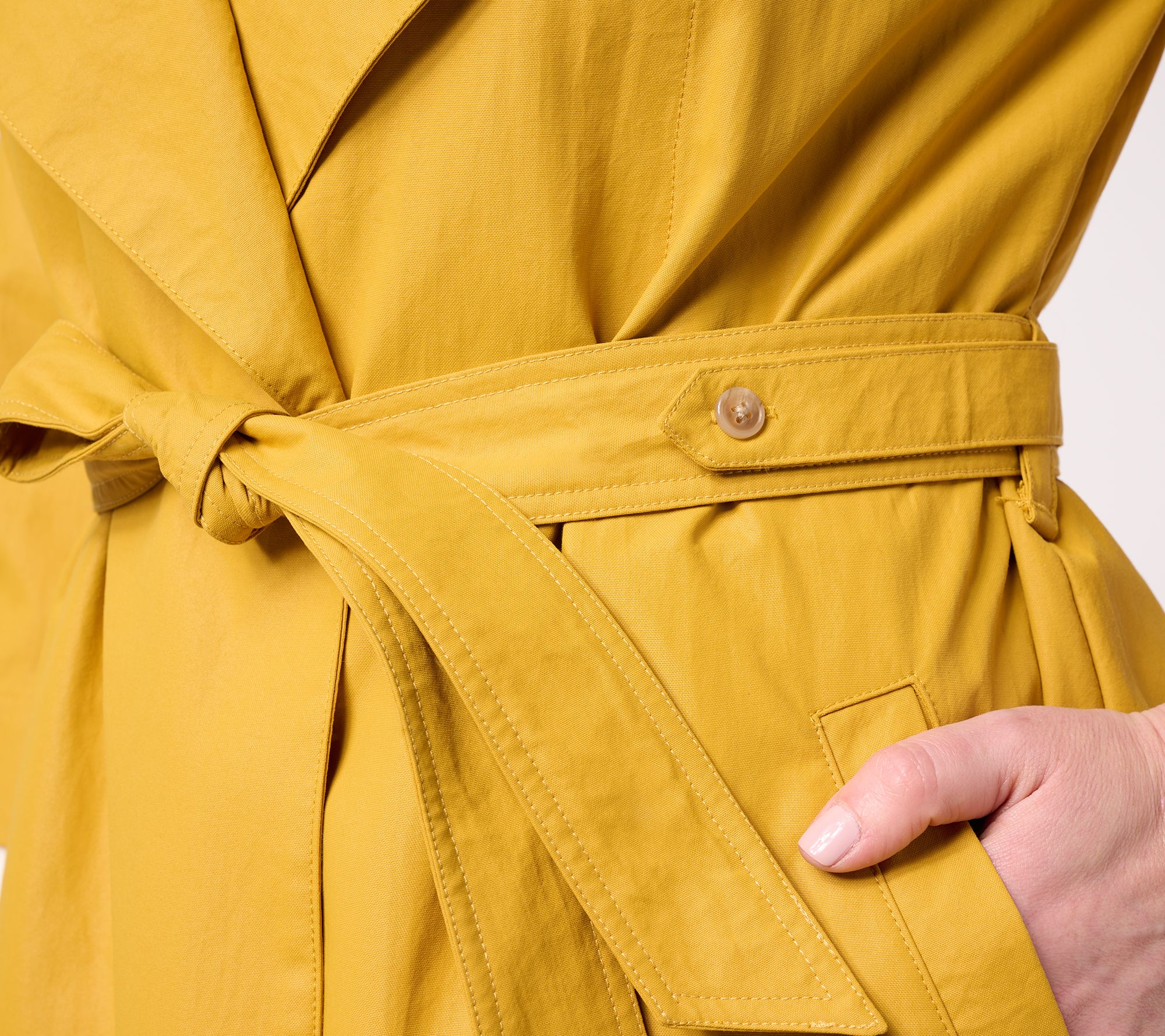 Carla Rockmore Collection Regular Taffetta Trench Coat