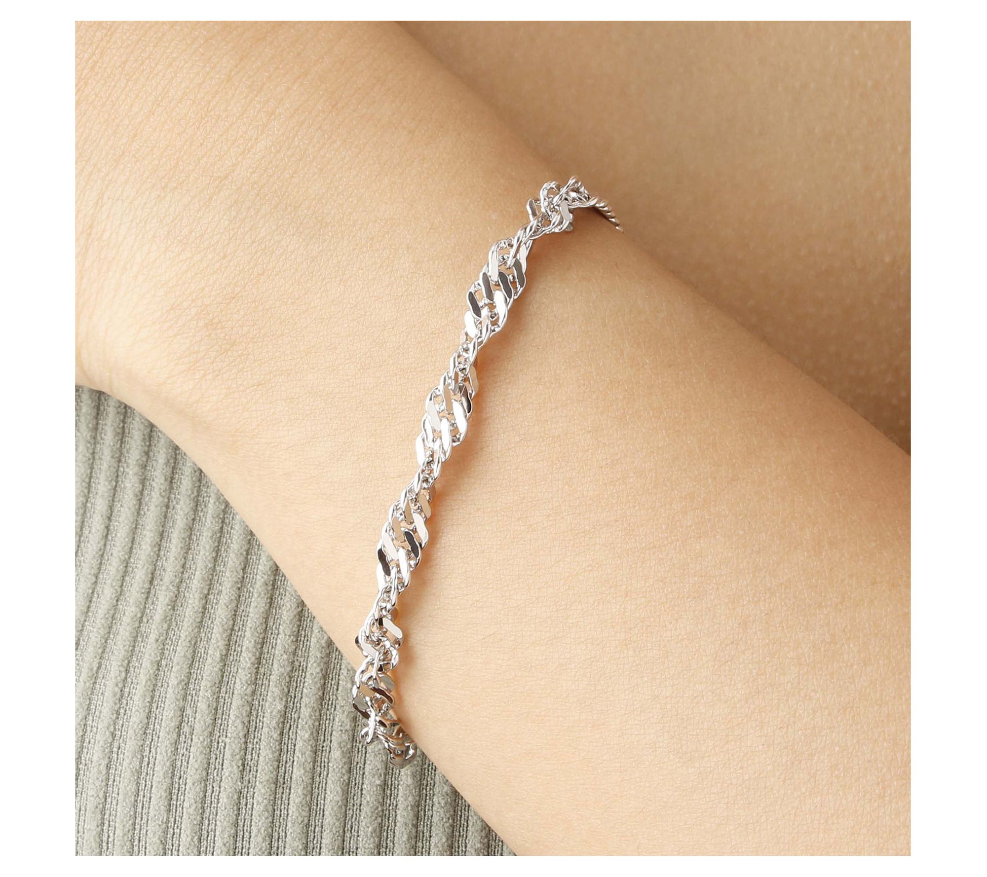 Bronzo Italia Singapore Chain Bracelet