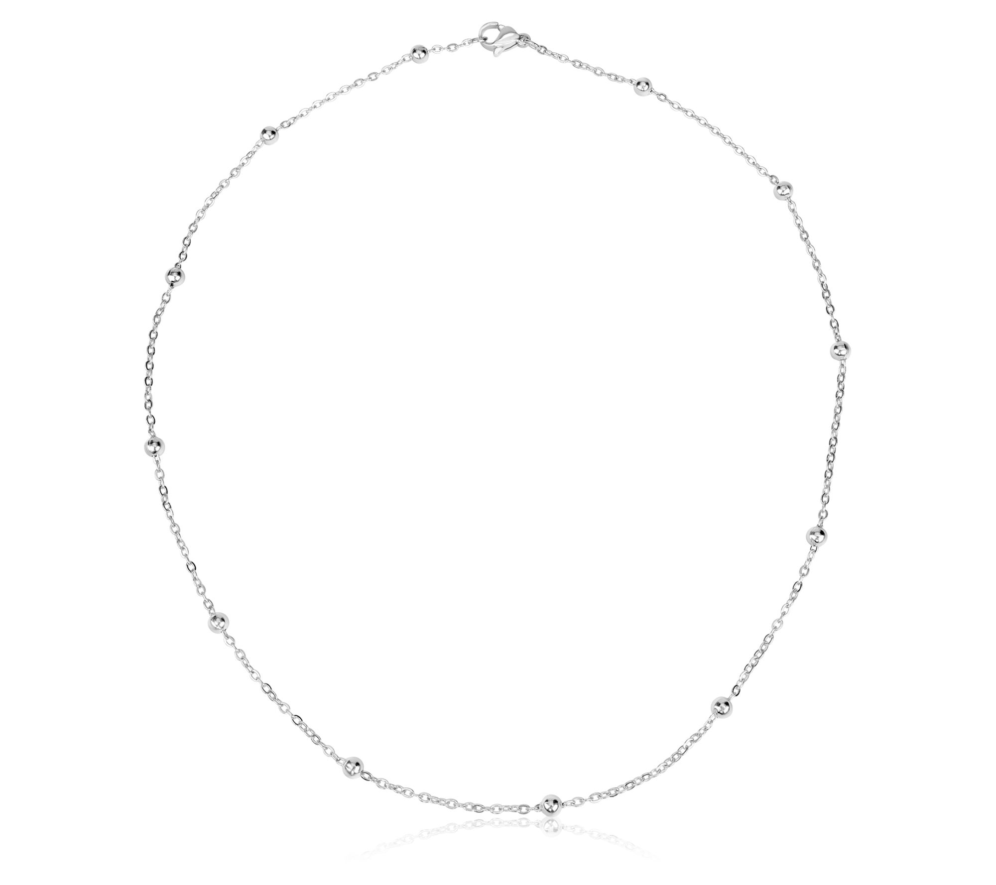 Steel By Design Crystal Necklace, Anklet & Earrings Set