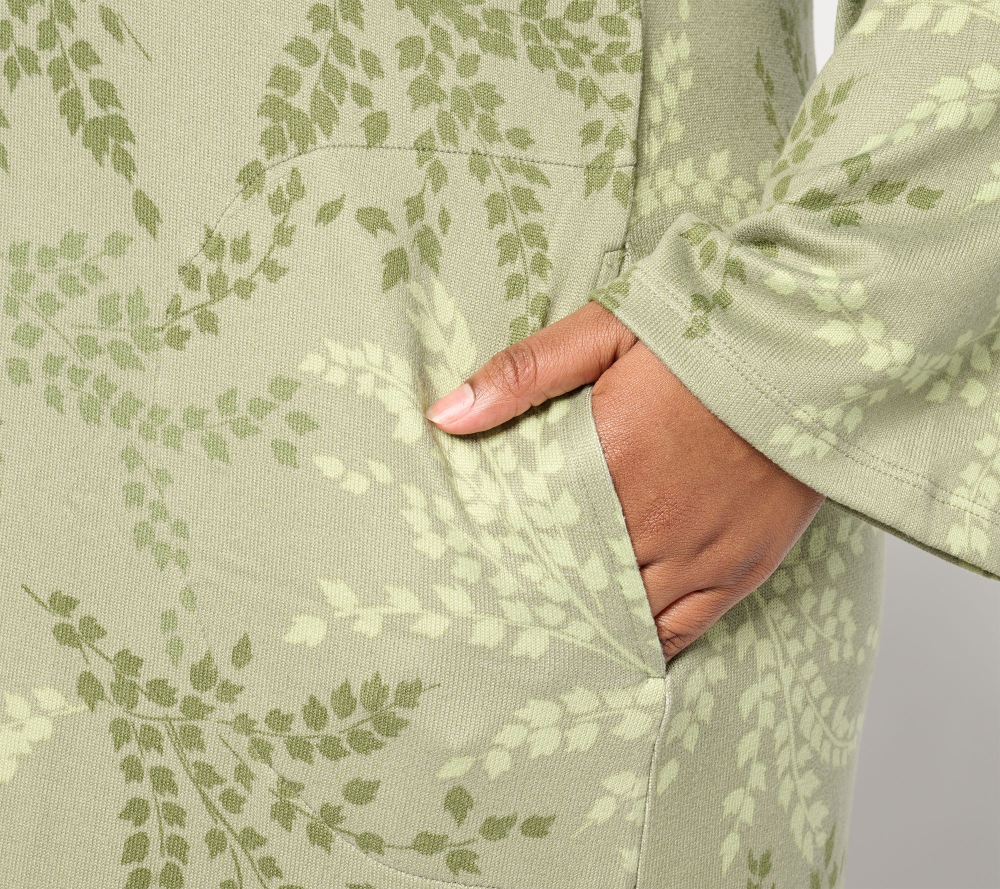 Stan Herman V-Neck Maxi Lounge Dress