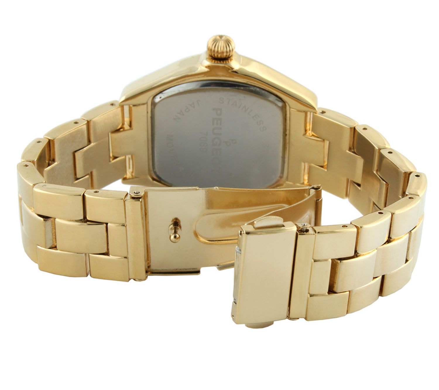 Peugeot Women's Goldtone Roman Numeral BraceletWatch