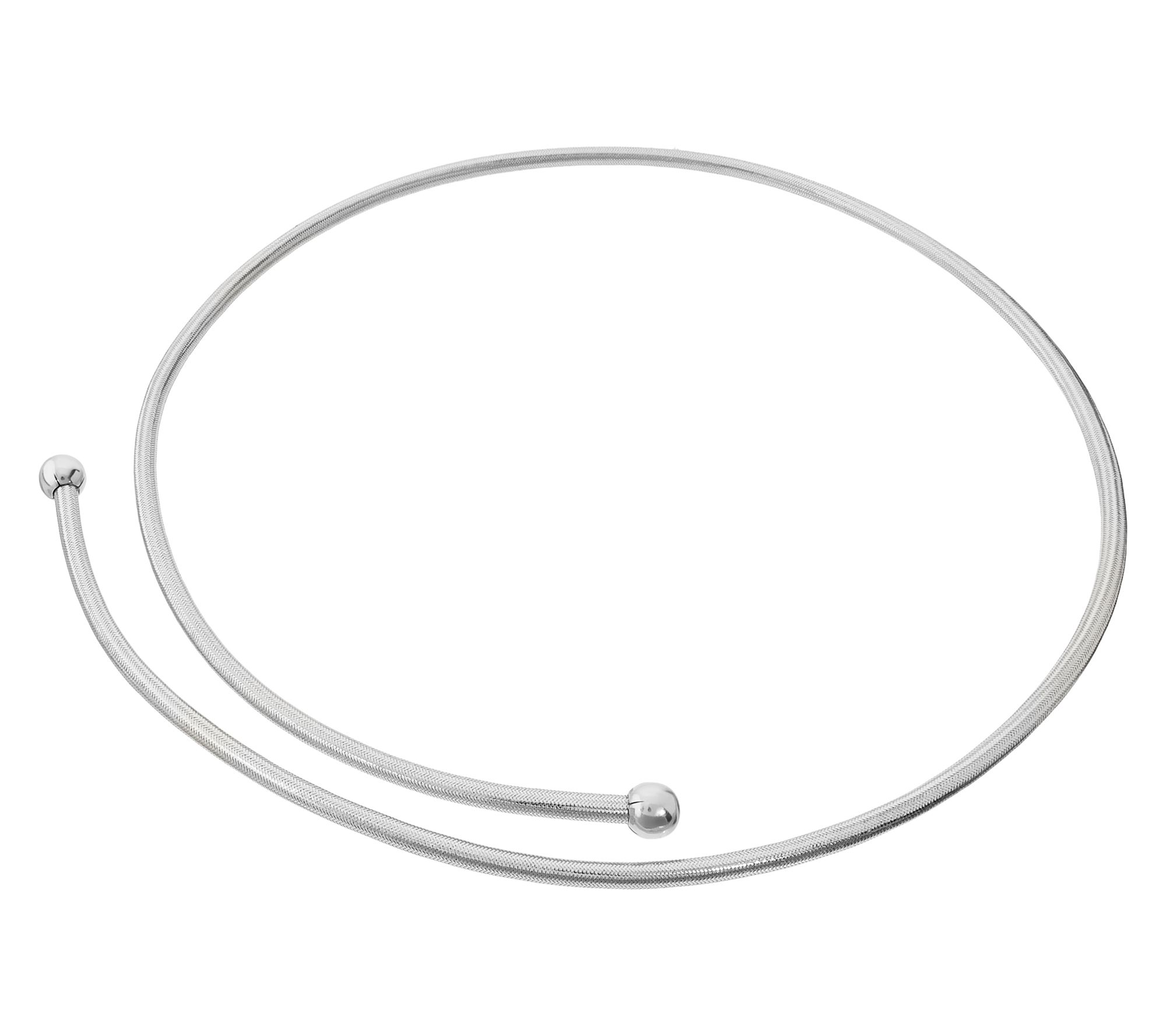 Italian Silver 4-in-1 Convertible Necklace to Bracelet