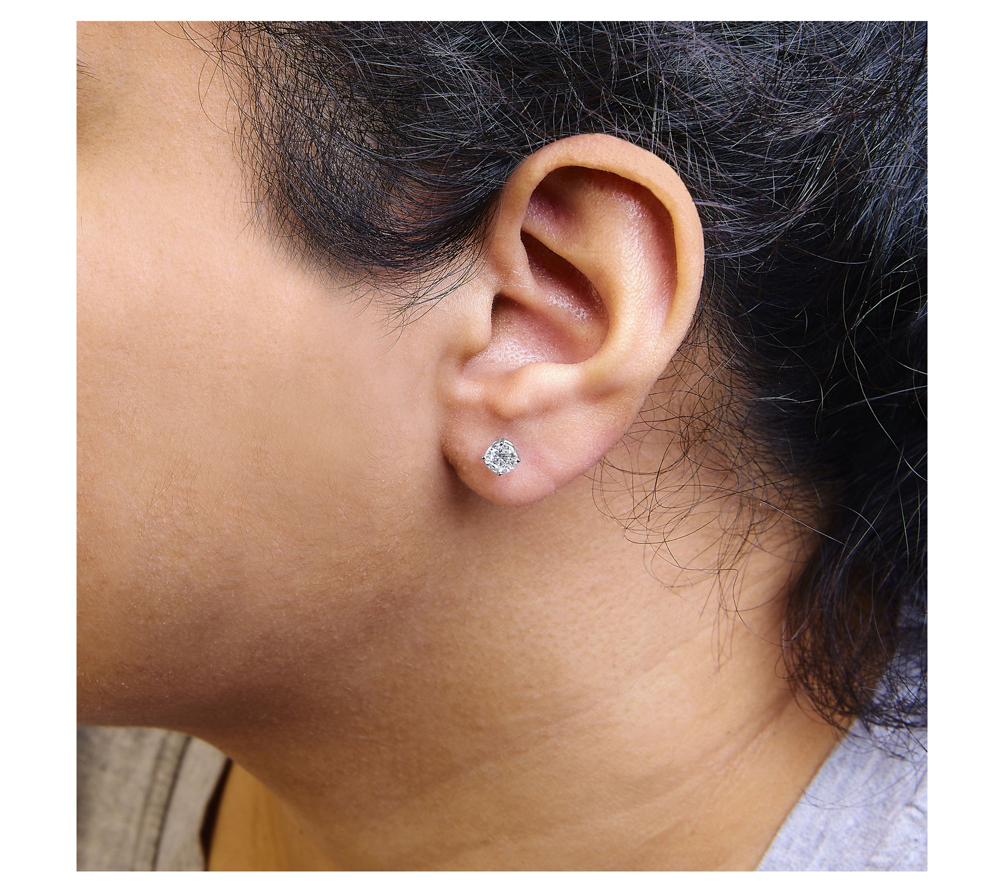 Haus of Brilliance Lab Grown Diamond Earrings,Sterling