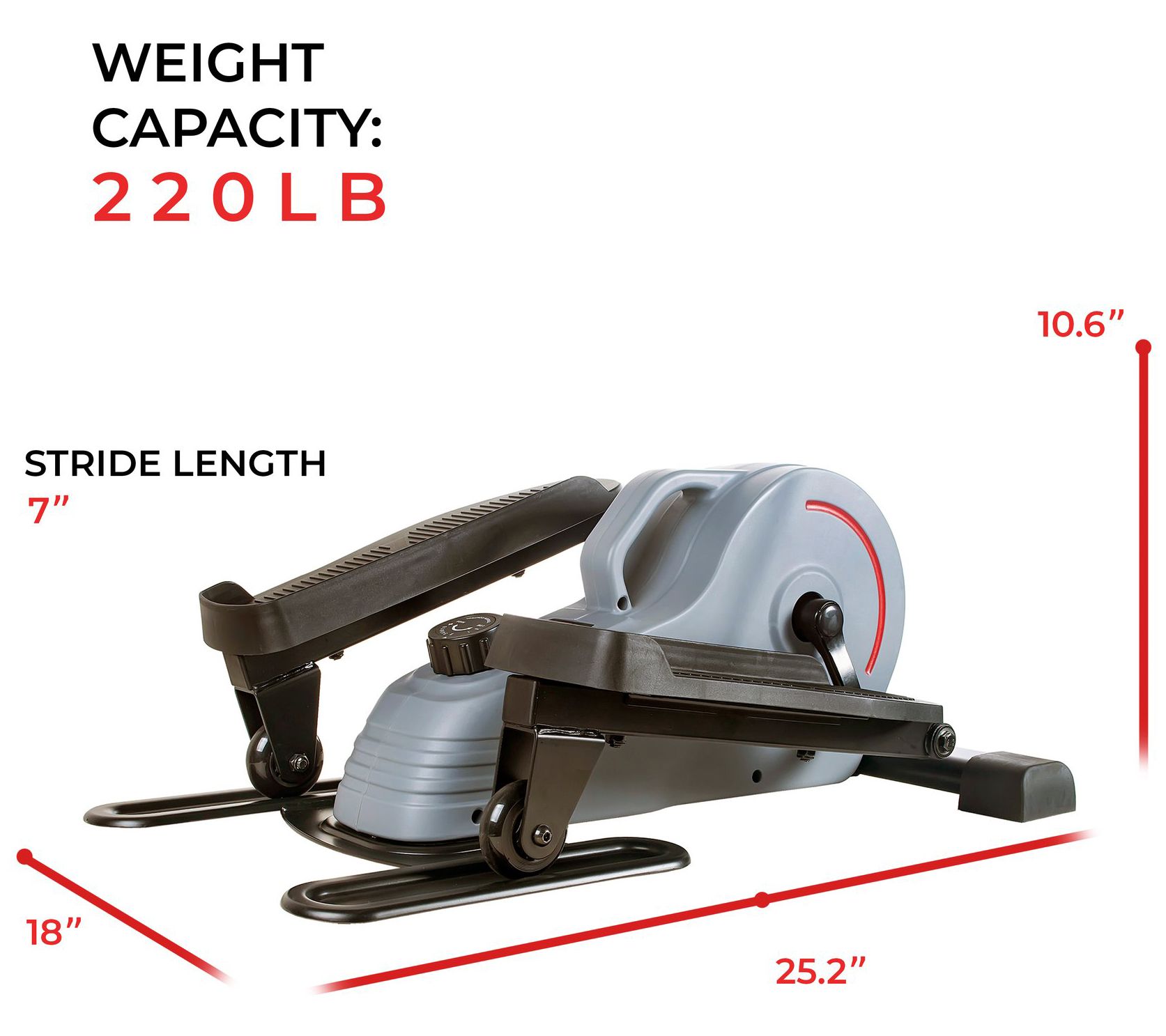 Sunny Health & Fitness SF-E3908 Portable Standp Elliptical