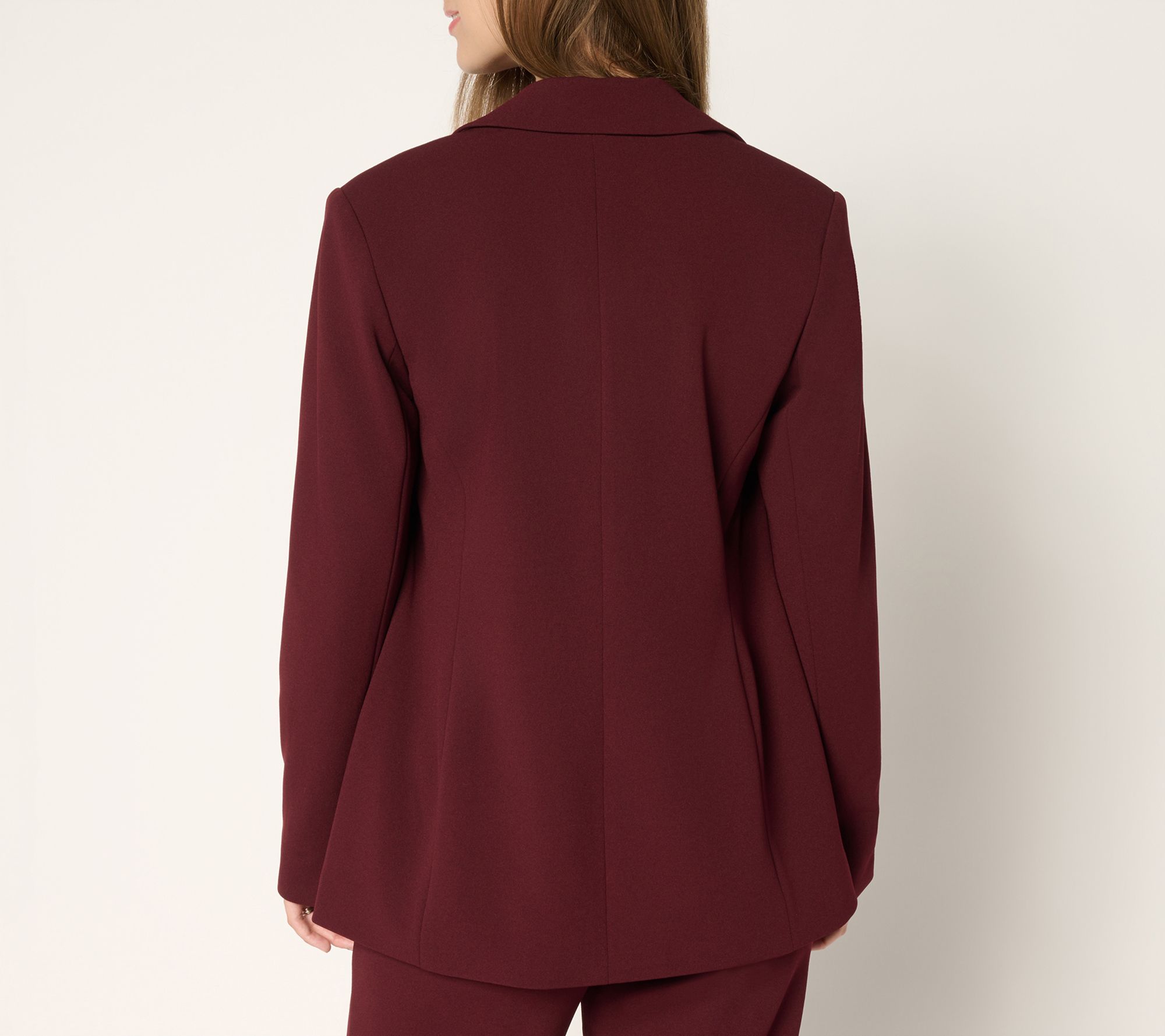 Dennis Basso Regular Luxe Crepe Blazer in Prints & Solids