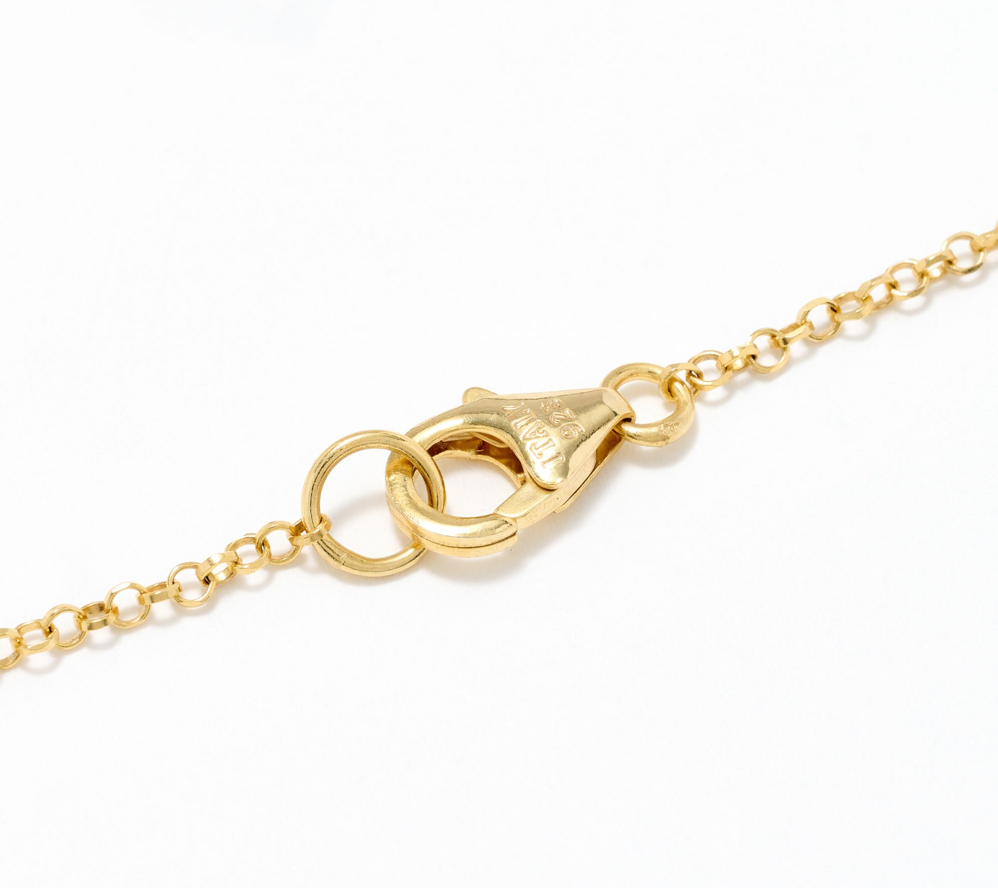 David Markstein Sterling Silver White Topaz Three Wishes 18