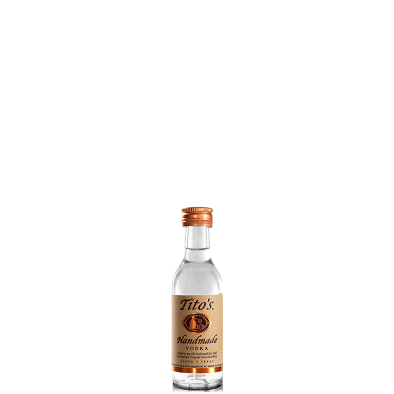 Tito’s Handmade Vodka 50ml’.