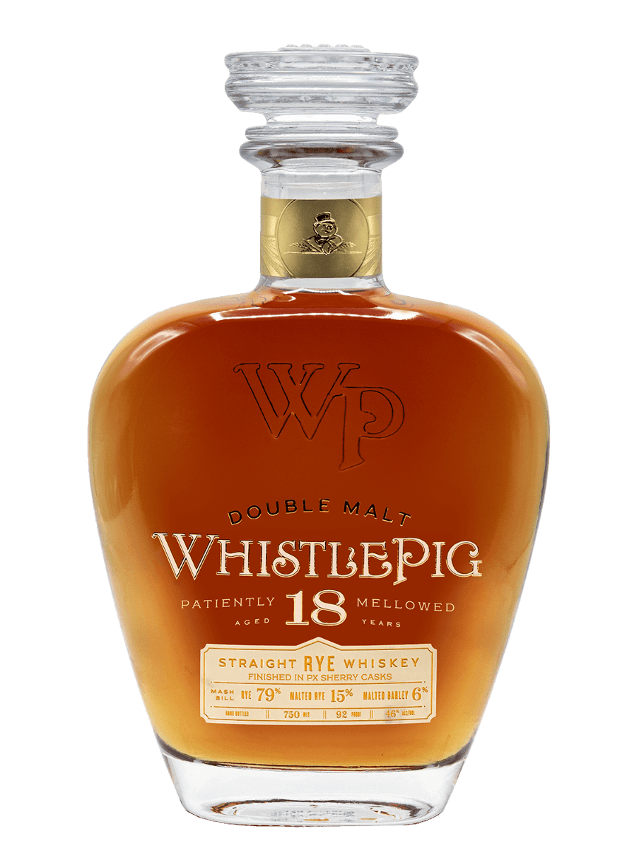 Whistlepig Rye Whiskey Double Malt 18 Years Old 750ml