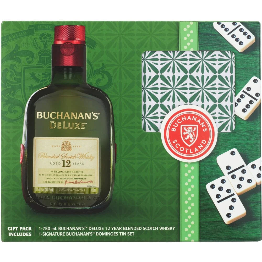 Buchanan’s 12 Years Domino Gift set 750ML